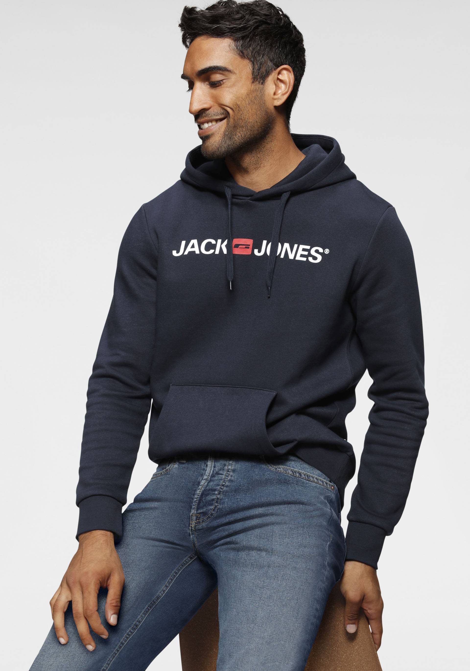Jack & Jones Kapuzensweatshirt »Logo Hoodie Oldschool« von jack & jones