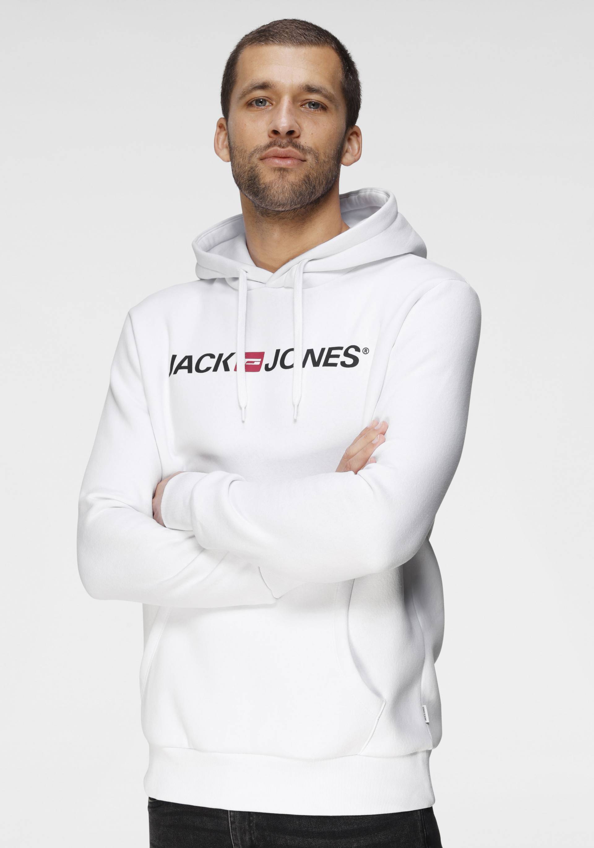 Jack & Jones Kapuzensweatshirt »Logo Hoodie Oldschool« von jack & jones