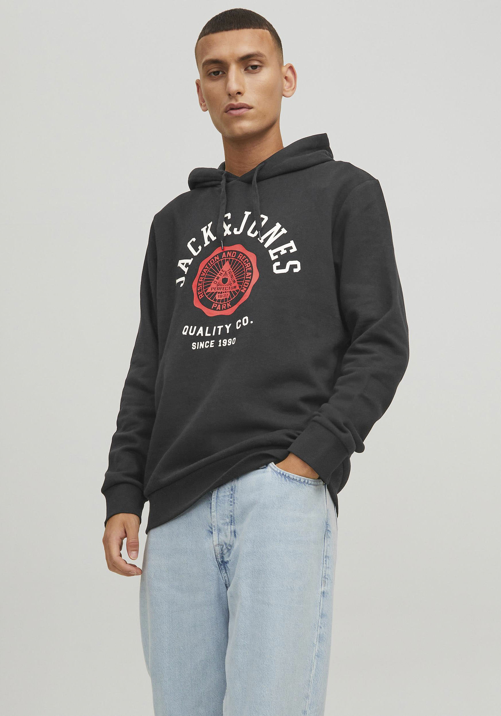 Jack & Jones Kapuzensweatshirt »LOGO SWEAT HOOD« von jack & jones