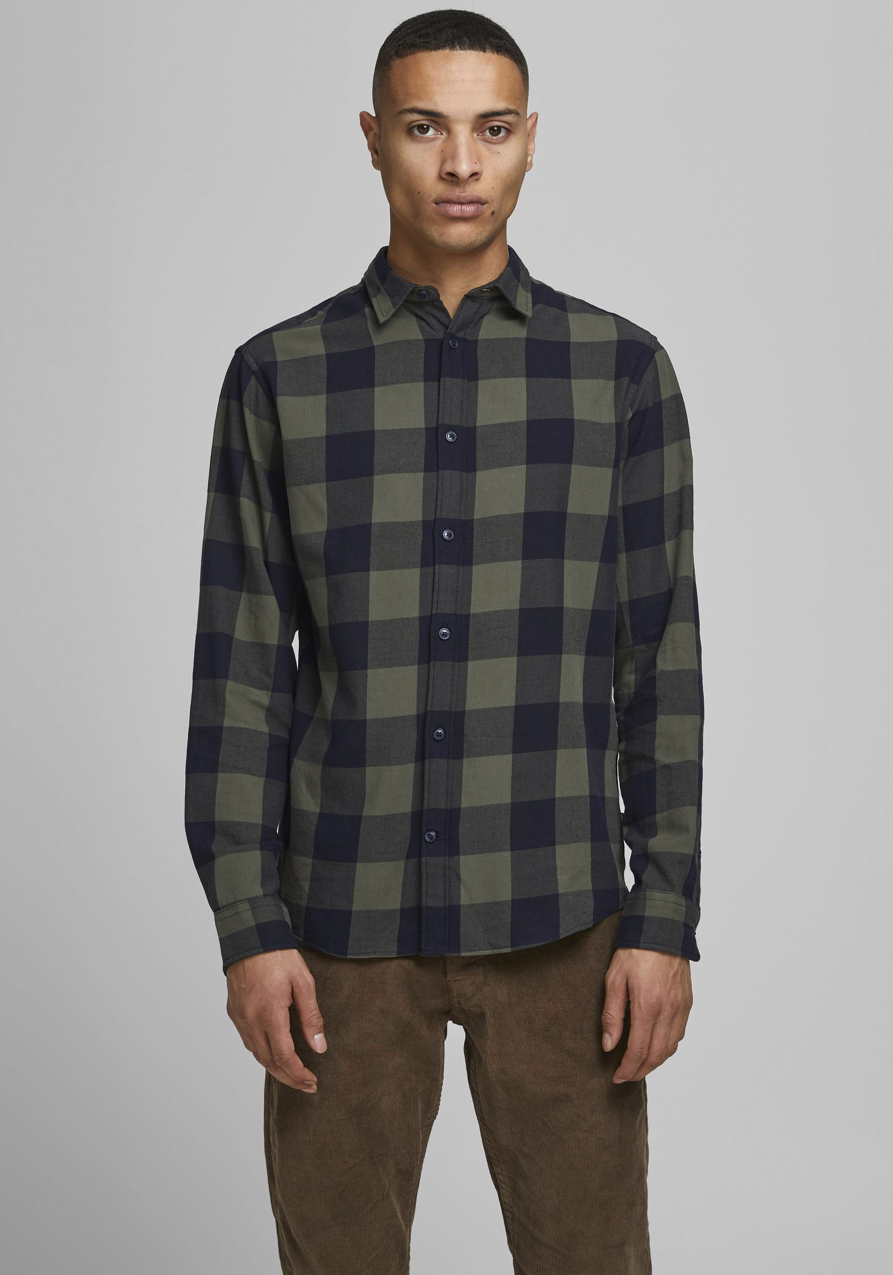 Jack & Jones Karohemd »JJ JJEGINGHAM TWILL SHIRT L/« von jack & jones