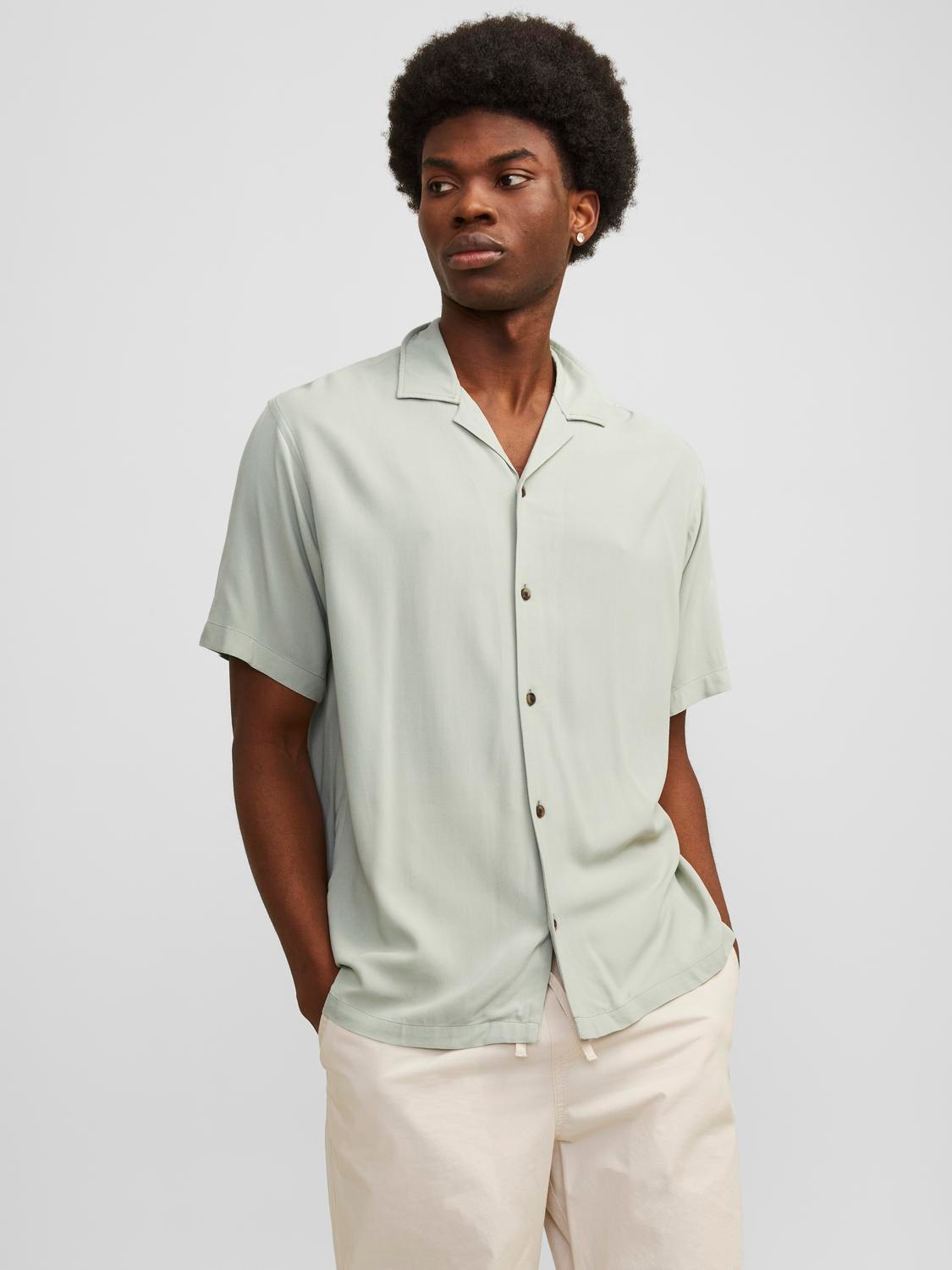 Jack & Jones Kurzarmhemd »JJEJEFF SOLID RESORT SHIRT SS SN« von jack & jones