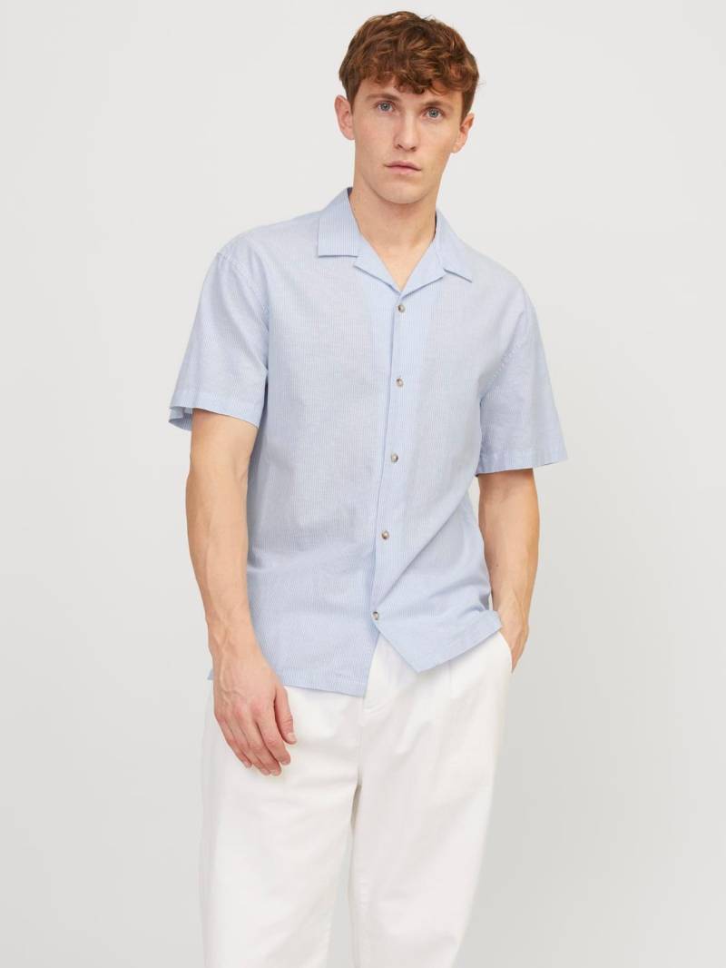Jack & Jones Kurzarmhemd »JJESUMMER RESORT LINEN BLEND SHIRT SS SN« von jack & jones