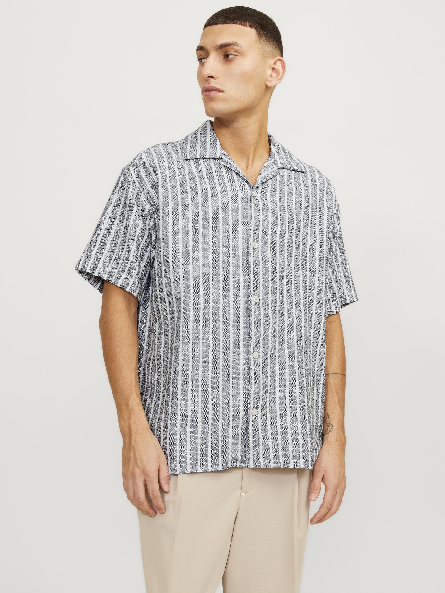 Jack & Jones Kurzarmhemd »JORCABANA STRIPE SHIRT SS SN« von jack & jones