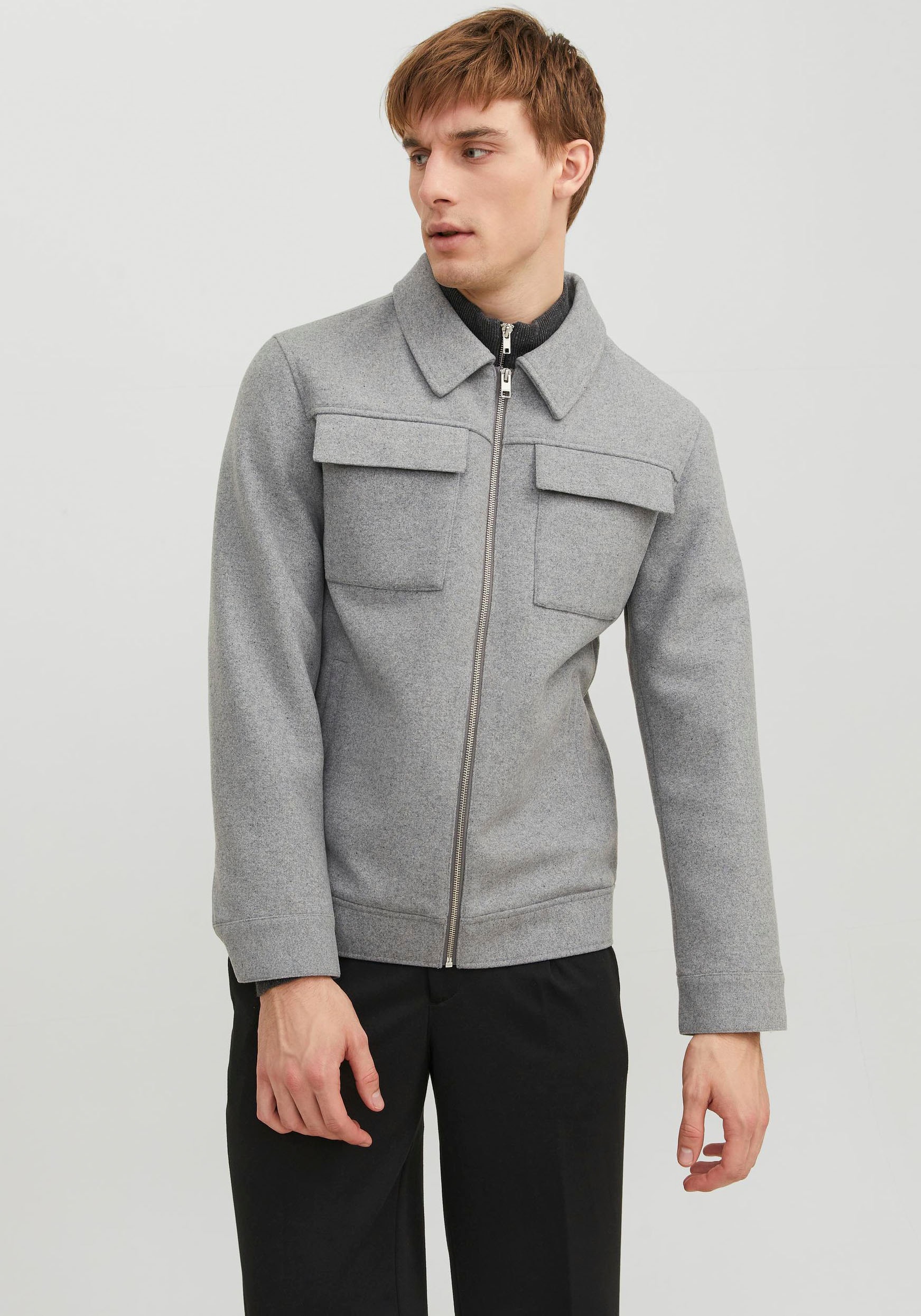 Jack & Jones Kurzjacke »JJEMORRISON WOOL JACKET SN« von jack & jones