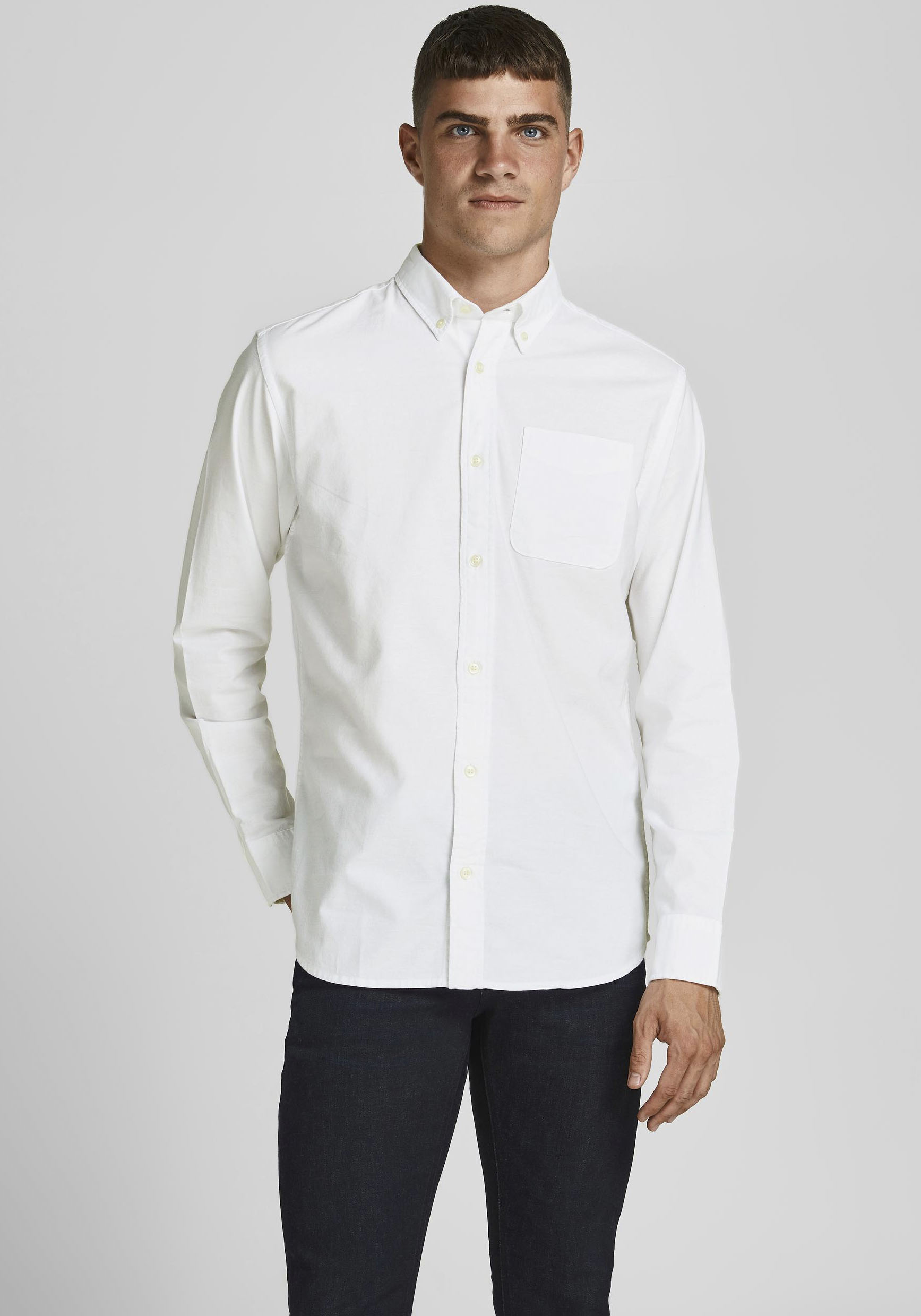 Jack & Jones Langarmhemd »BROOK OXFORD« von jack & jones