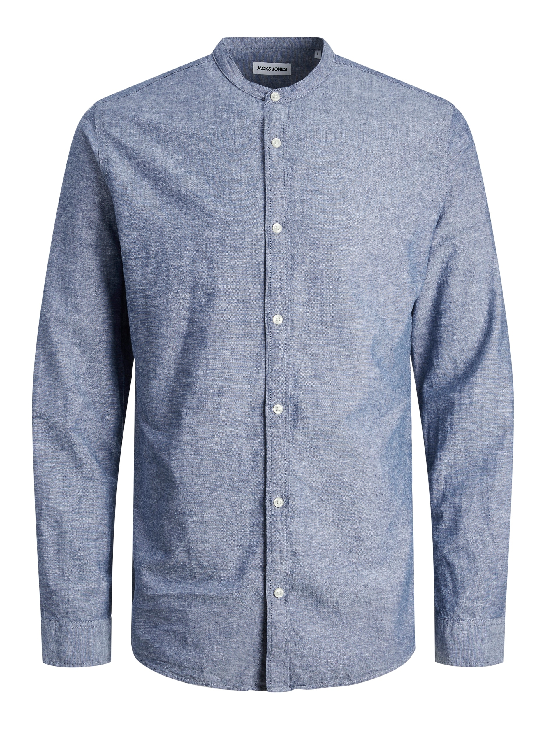 Jack & Jones Langarmhemd »JJELINEN BLEND BAND SHIRT LS SN« von jack & jones