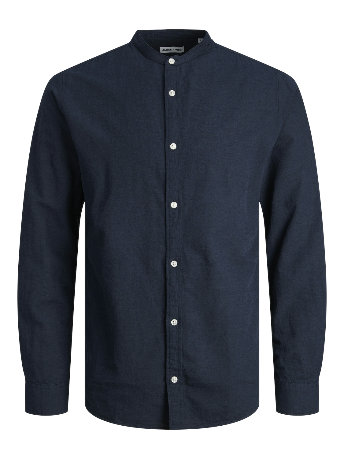 Jack & Jones Langarmhemd »JJELINEN BLEND BAND SHIRT LS SN« von jack & jones