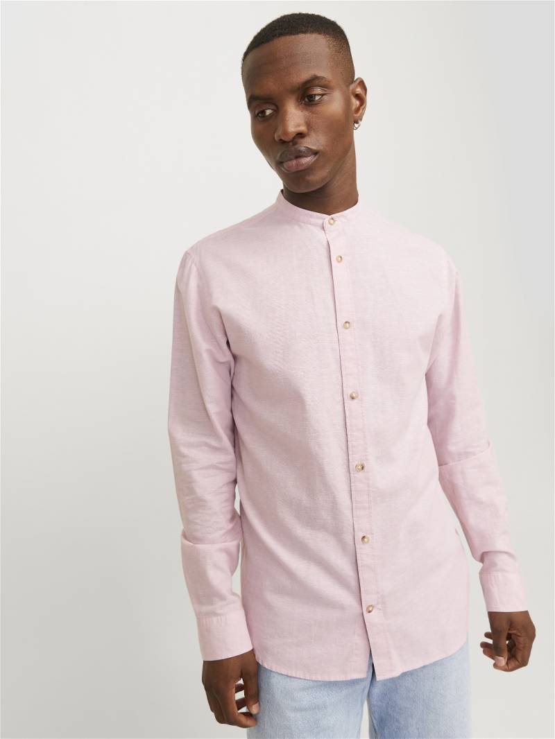 Jack & Jones Langarmhemd »JJESUMMER BAND LINEN BLEND SHIRT LS SN« von jack & jones