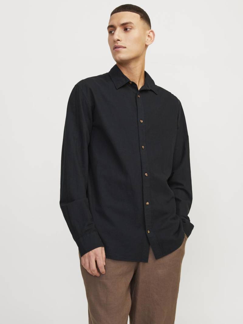 Jack & Jones Langarmhemd »JJESUMMER LINEN BLEND SHIRT LS SN« von jack & jones
