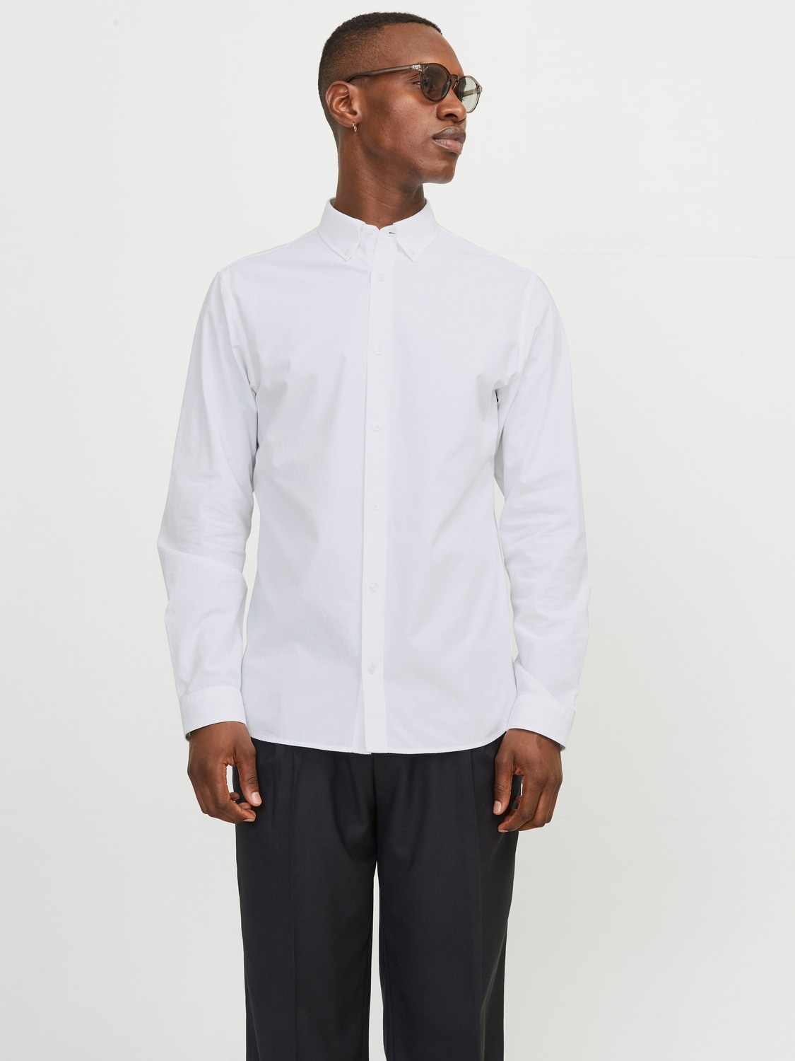 Jack & Jones Langarmhemd »JPRCCPOPLIN LOGO COMFORT SHIRT L/S SN« von jack & jones