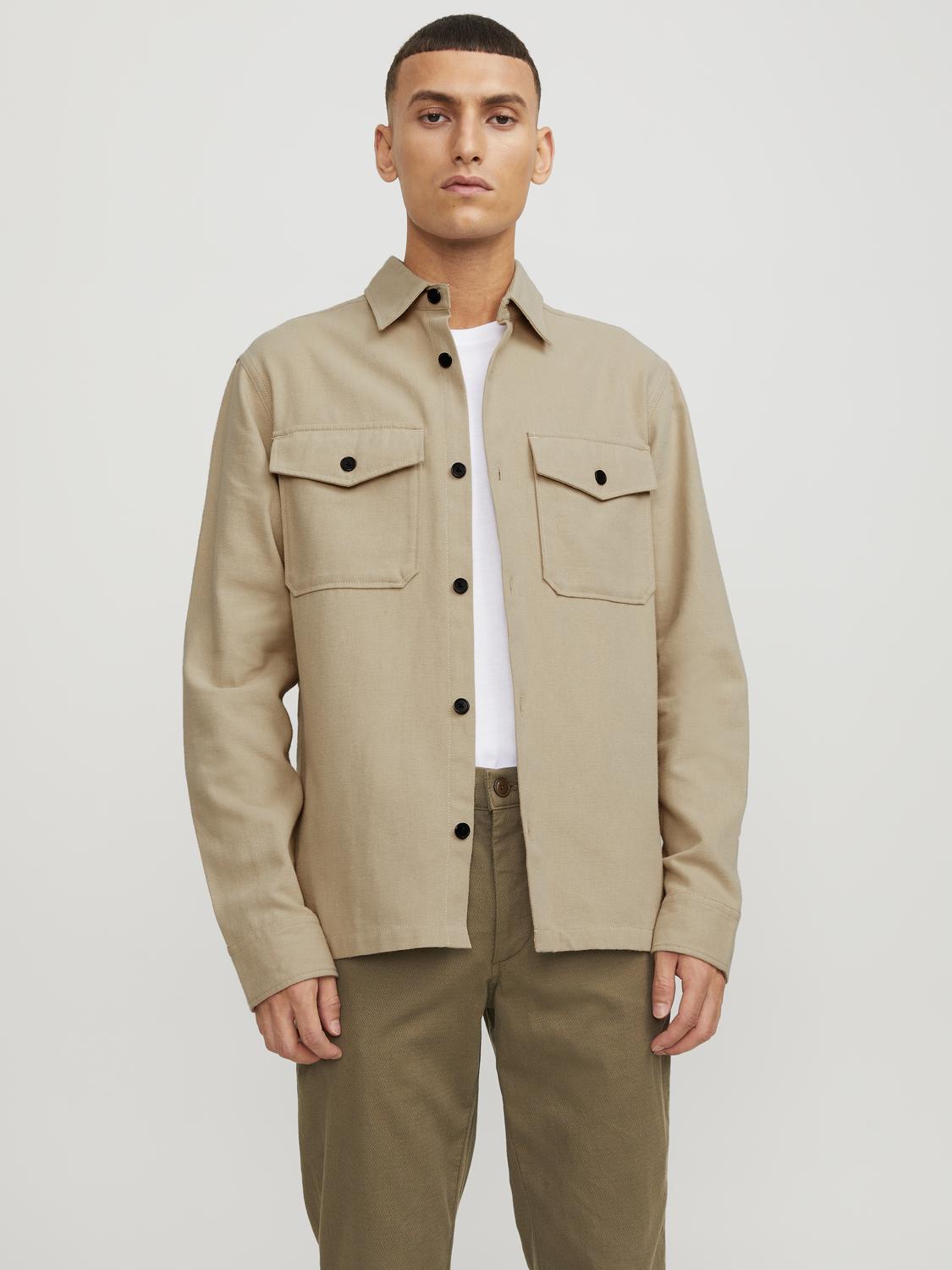 Jack & Jones Langarmhemd »JPRCCROY SPRING SOLID OVERSHIRT L/S SN« von jack & jones