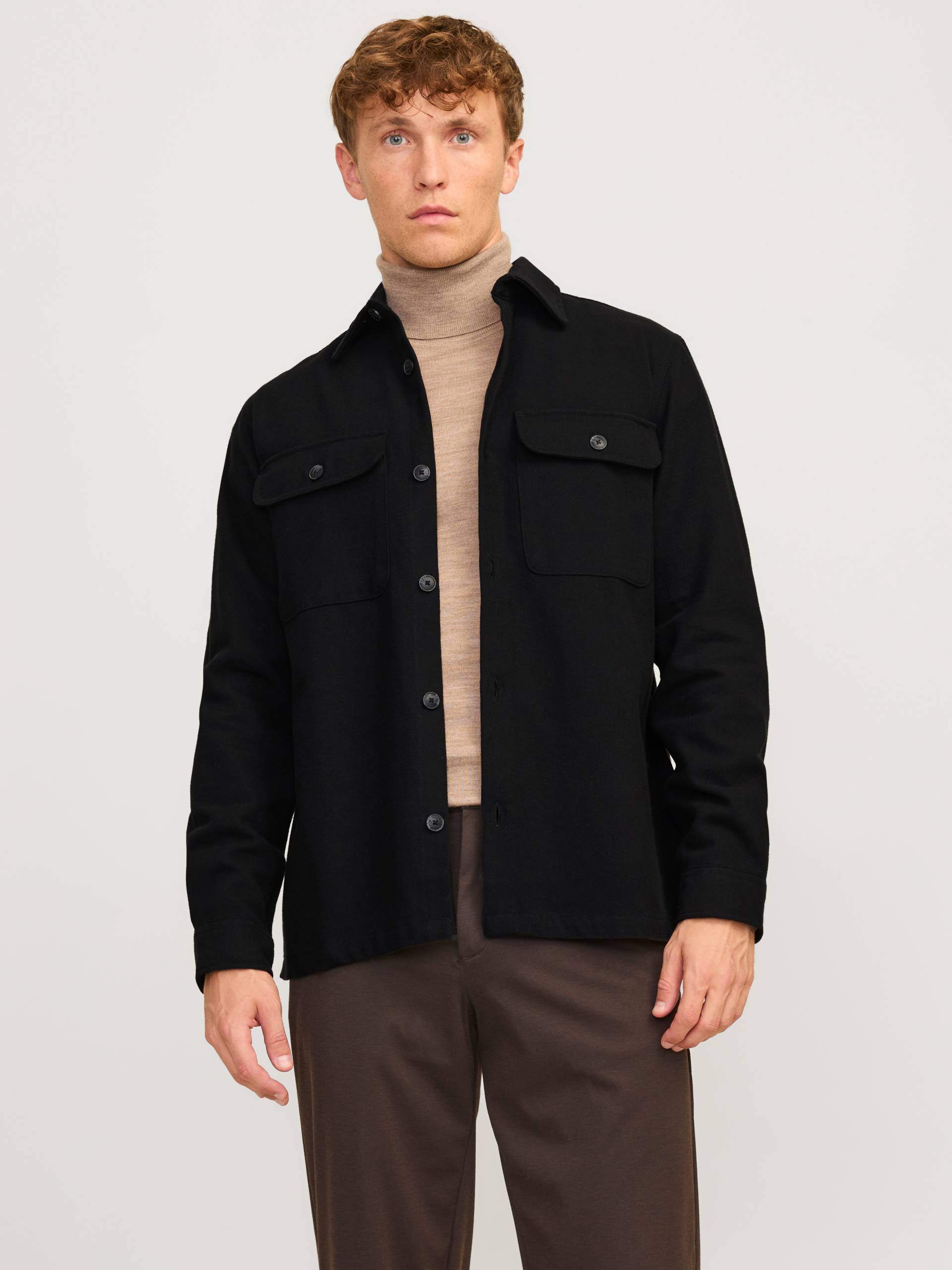 Jack & Jones Langarmhemd »JPRRAYMOND MELANGE SOLID LS OVERSHIRT SN« Jack & Jones Langarmhemd »JPRRAYMOND MELANGE SOLID LS OVERSHIRT SN« von jack & jones