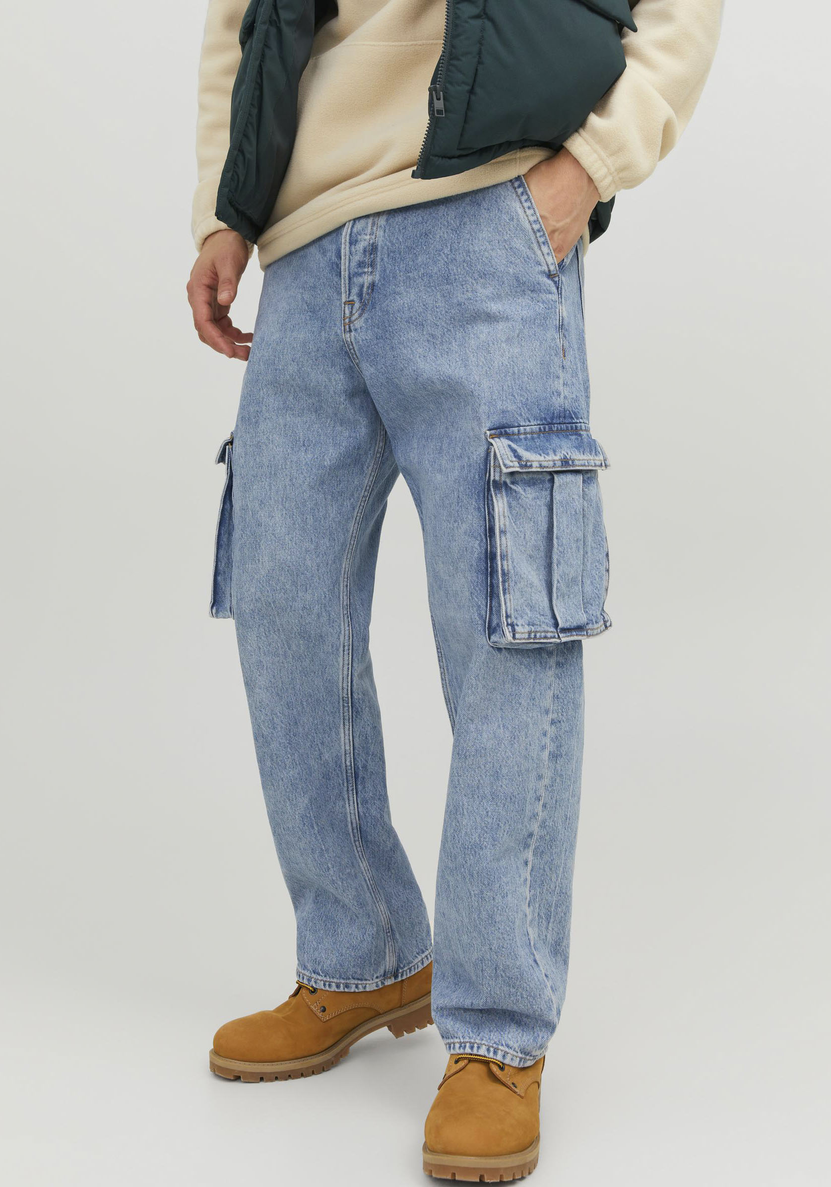 Jack & Jones Loose-fit-Jeans »JJIALEX JJCARGO SBD 311 LN« von jack & jones