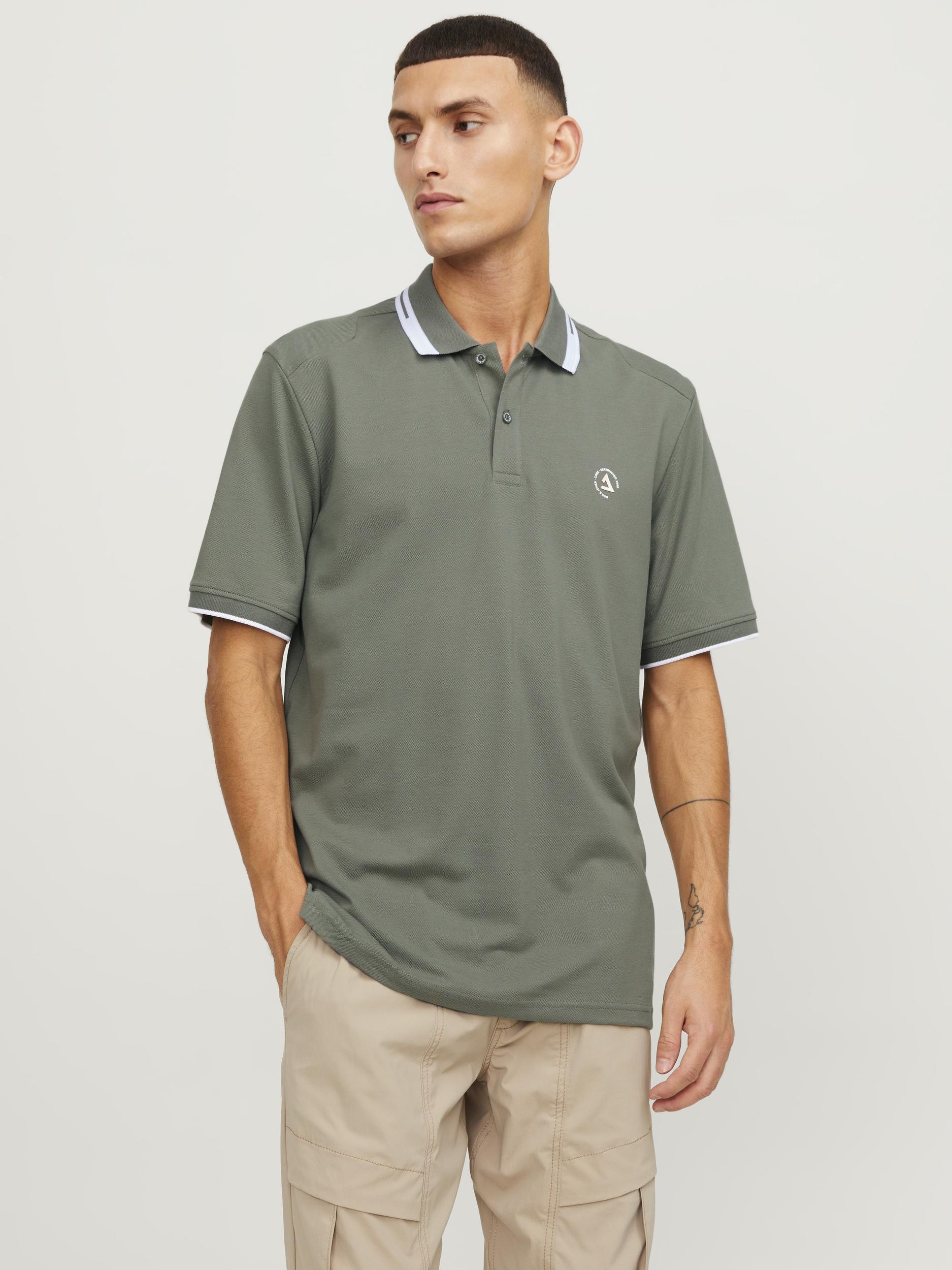 Jack & Jones Poloshirt »JCOHASS LOGO POLO SS LN« von jack & jones