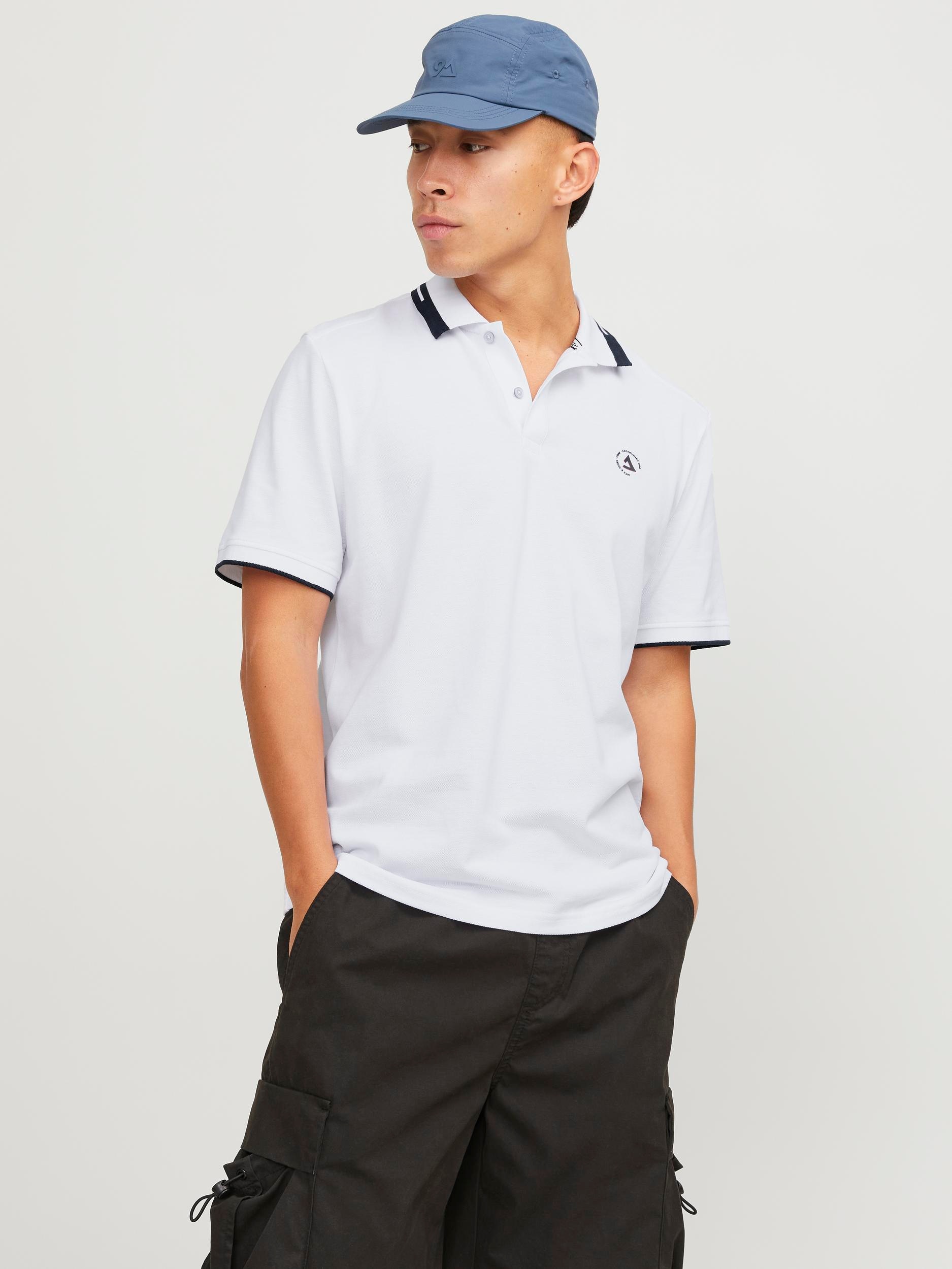 Jack & Jones Poloshirt »JCOHASS LOGO POLO SS LN« von jack & jones