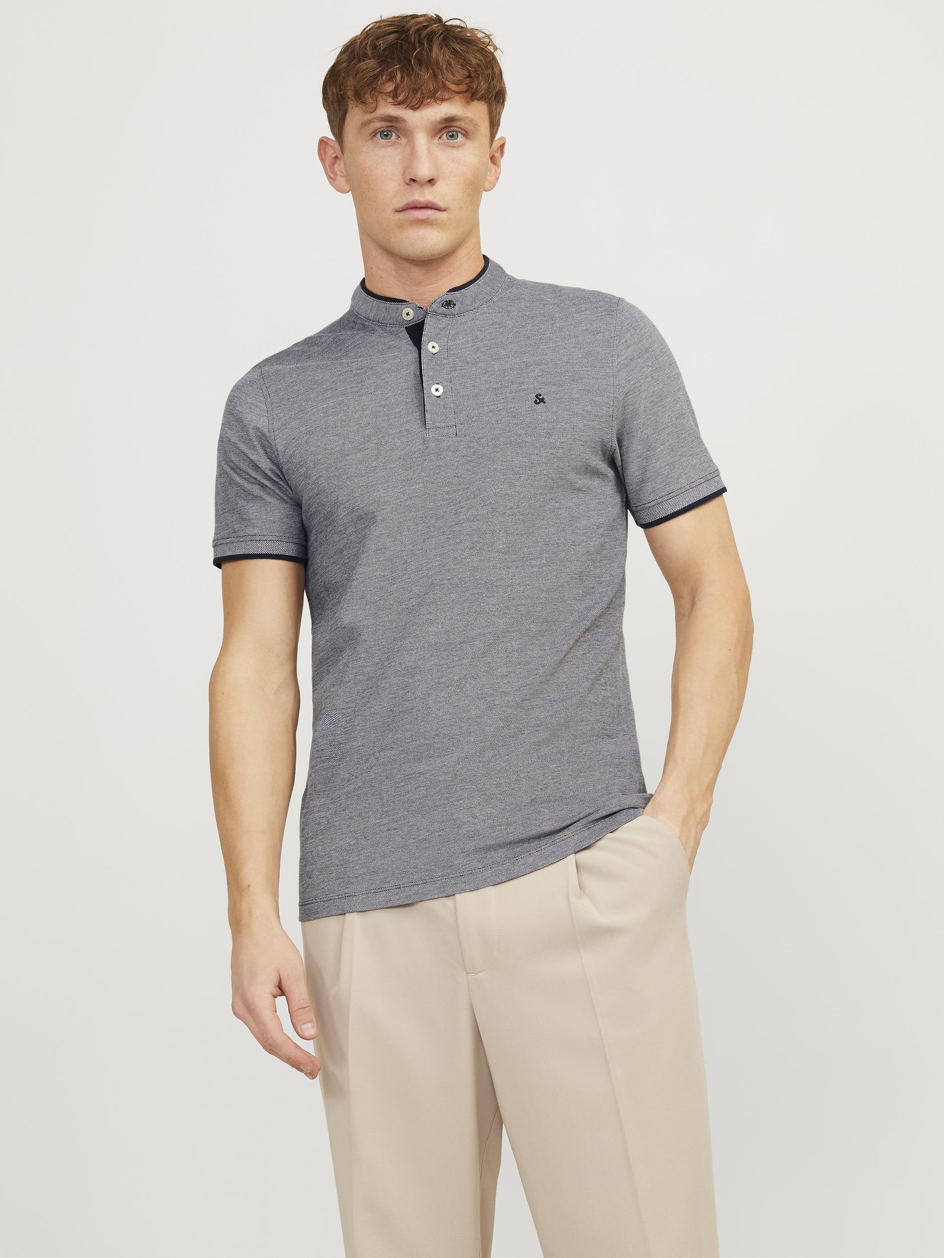 Jack & Jones Poloshirt »JJEPAULOS MAO POLO« von jack & jones