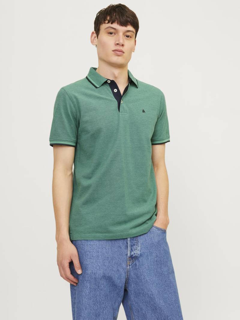 Jack & Jones Poloshirt »JJEPAULOS POLO SS NOOS«, mit Logo Stickerei von jack & jones