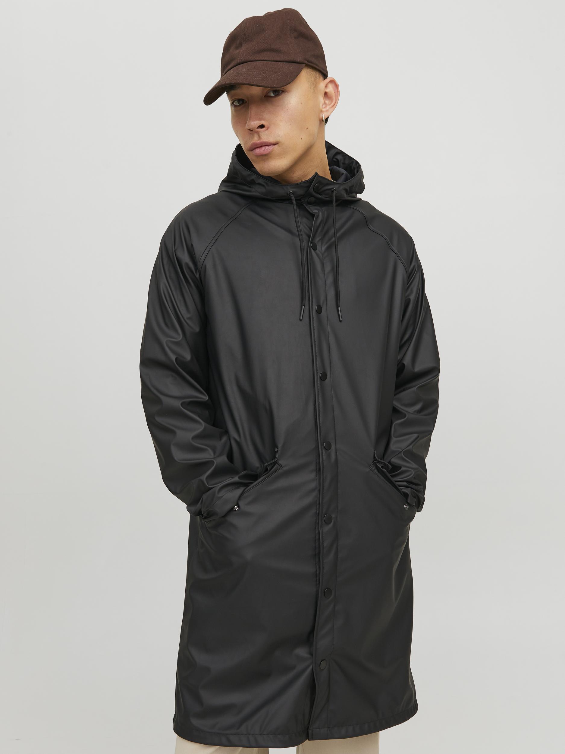 Jack & Jones Regenjacke »JJEURBAN RAIN COAT NOOS«, mit Kapuze von jack & jones