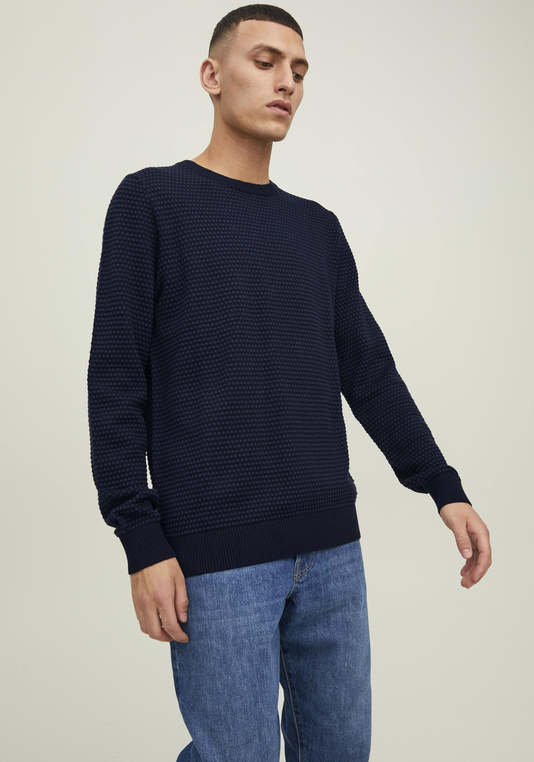 Jack & Jones Rundhalspullover »ATLAS KNIT CREW NECK« von jack & jones