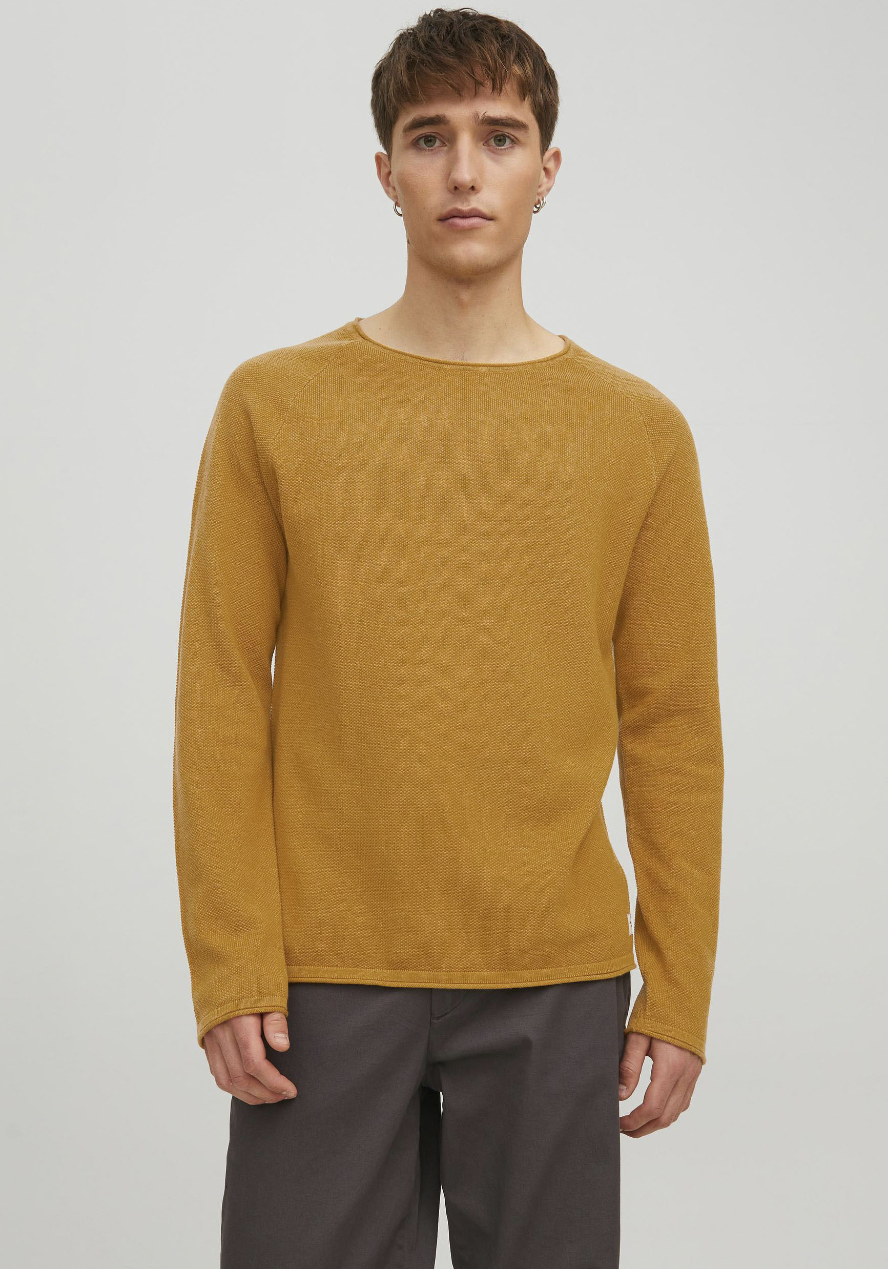 Jack & Jones Rundhalspullover »HILL KNIT« von jack & jones