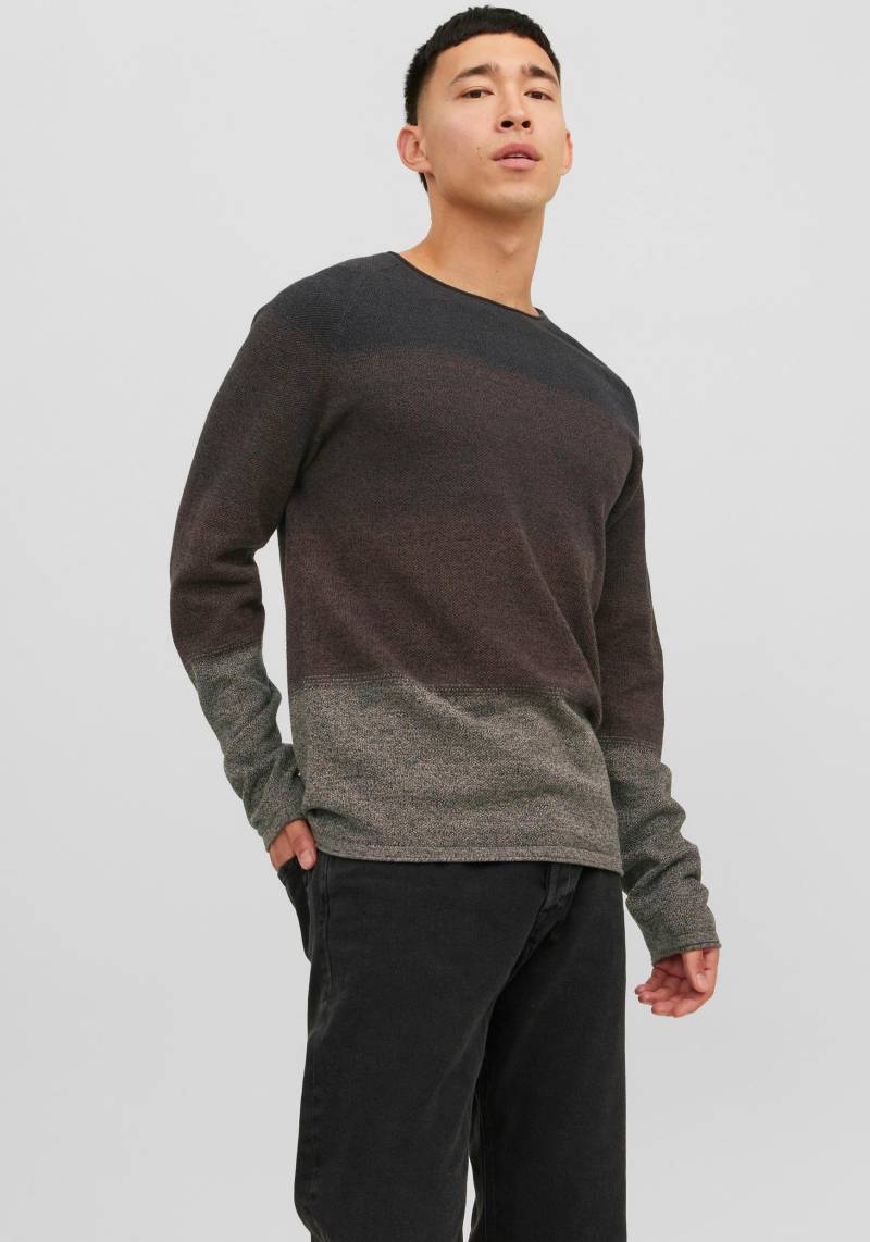 Jack & Jones Rundhalspullover »JJEHILL KNIT CREW NECK NOOS« von jack & jones