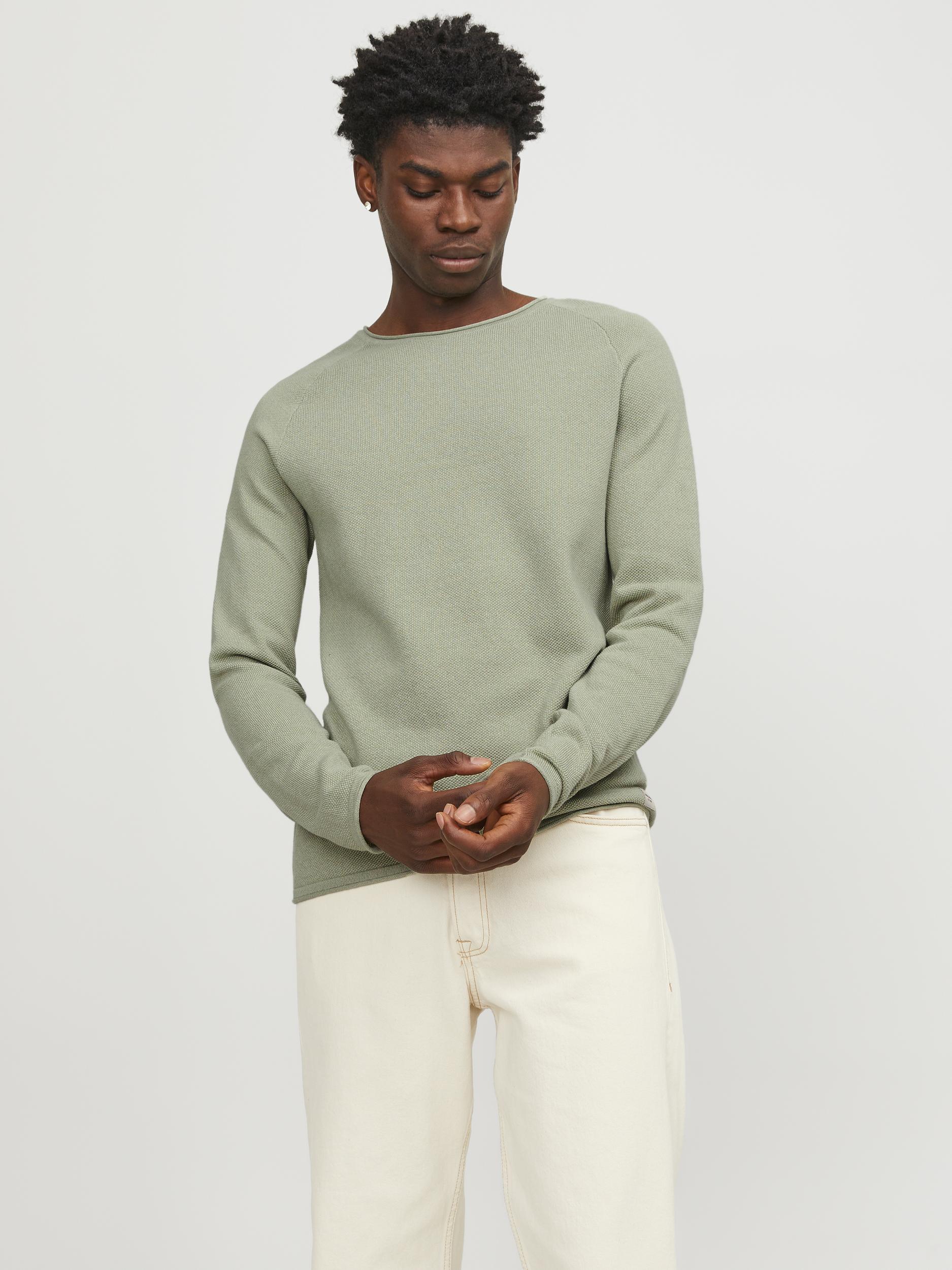 Jack & Jones Rundhalspullover »JJEHILL KNIT CREW NECK NOOS« von jack & jones