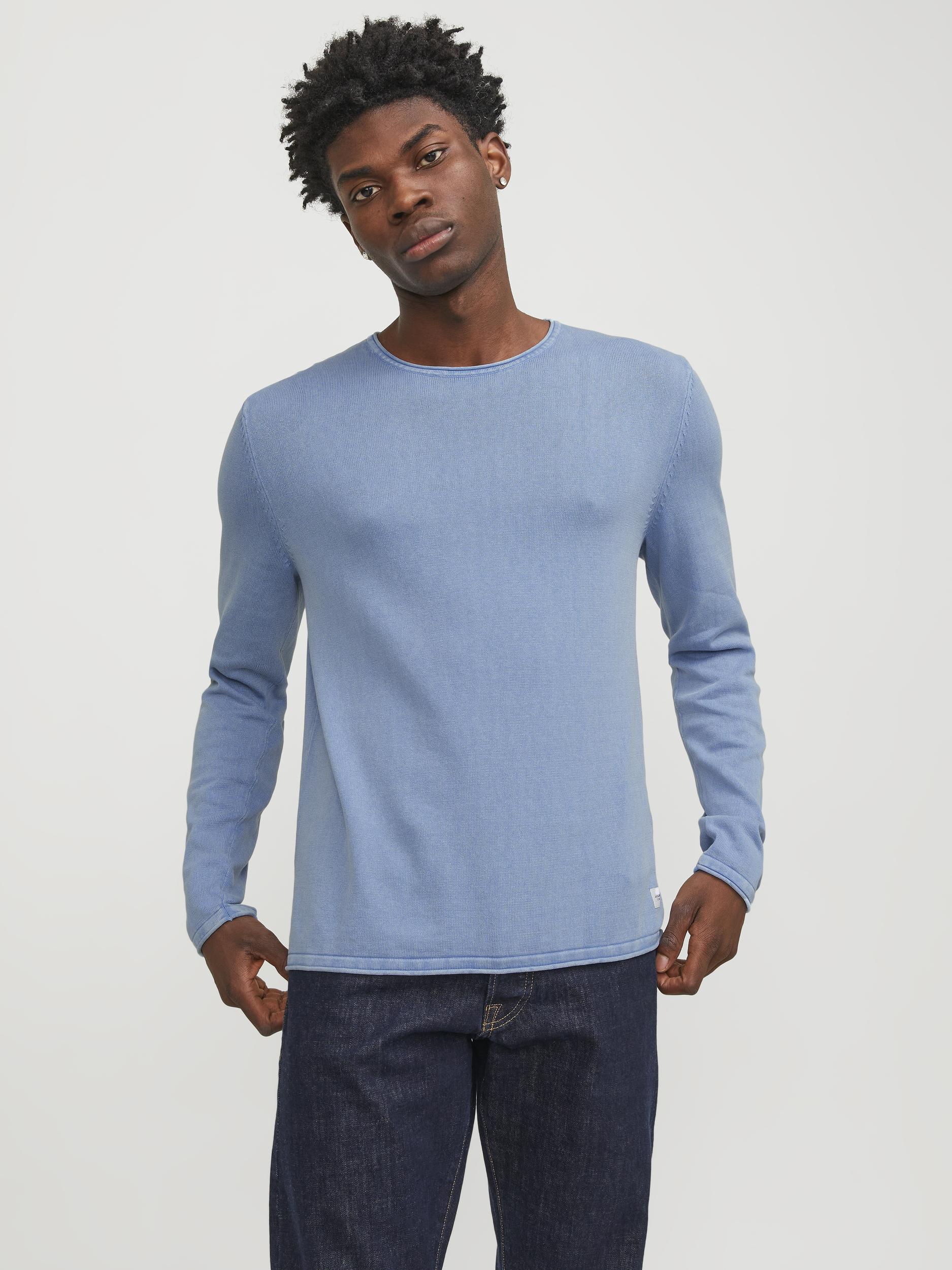 Jack & Jones Rundhalspullover »JJELEO KNIT CREW NECK NOOS« von jack & jones