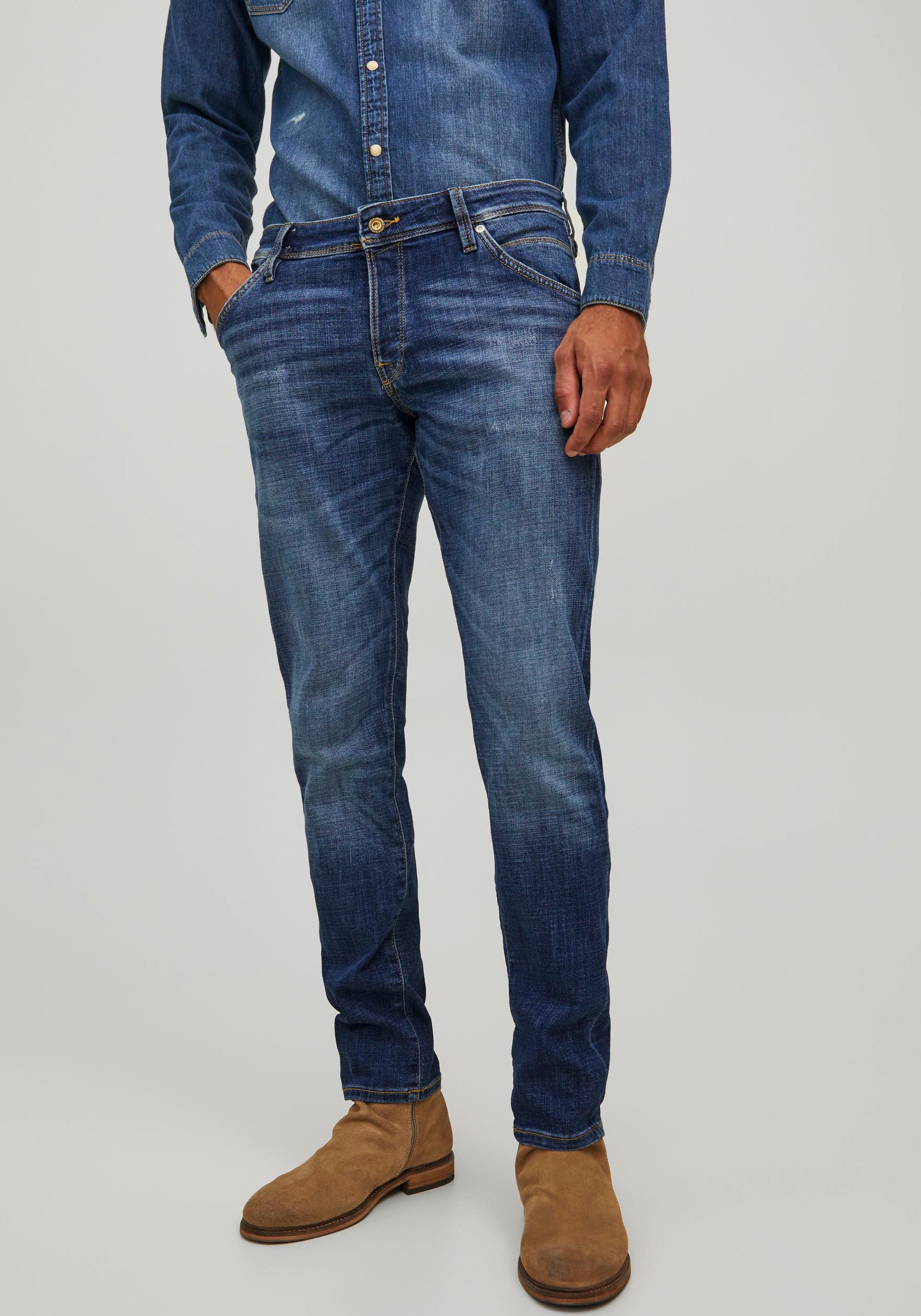 Jack & Jones Slim-fit-Jeans »JJIGLENN JJFOX AGI 304 50SPS NOOS« von jack & jones