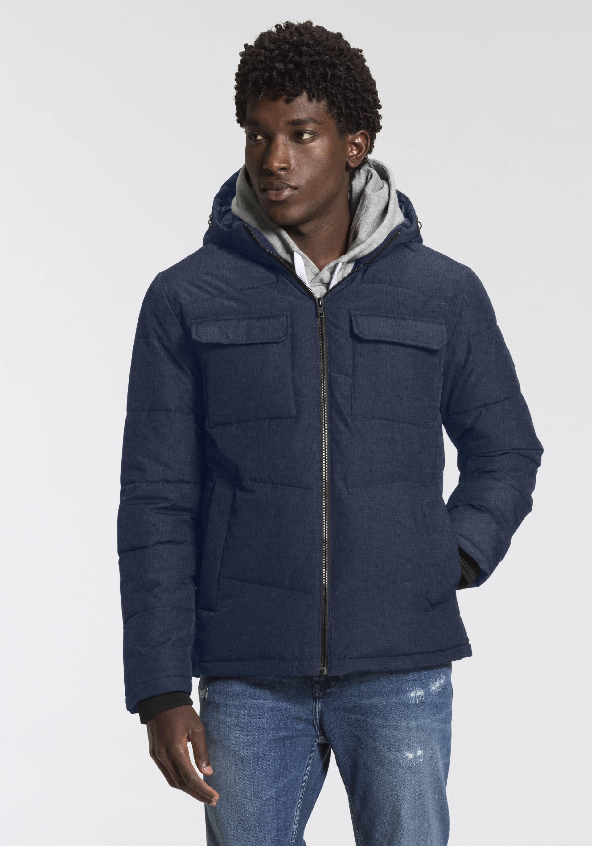 Jack & Jones Steppjacke »BRADY PUFFER«, mit Kapuze von jack & jones