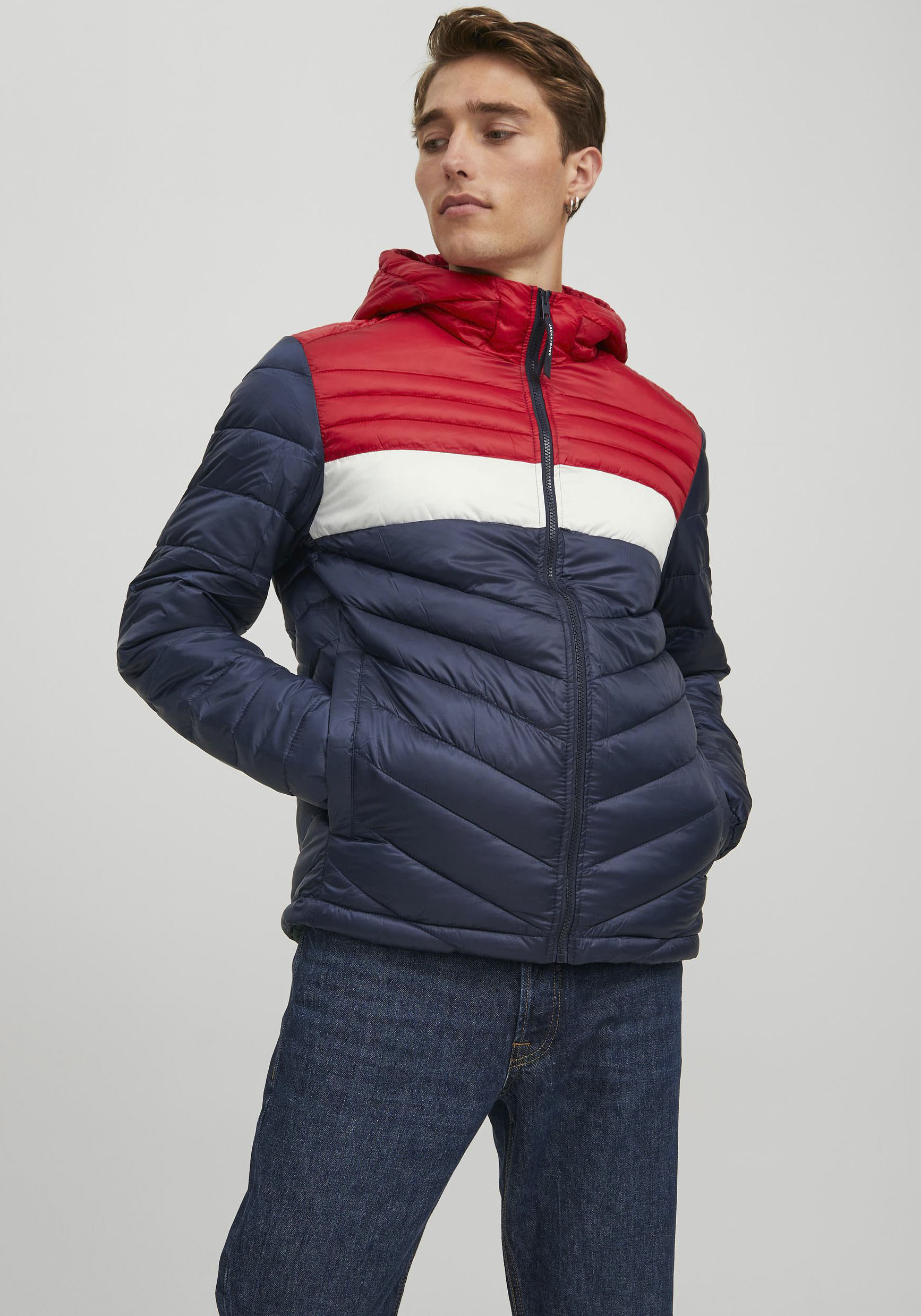 Jack & Jones Steppjacke »HERO PUFFER HOOD«, mit Kapuze von jack & jones