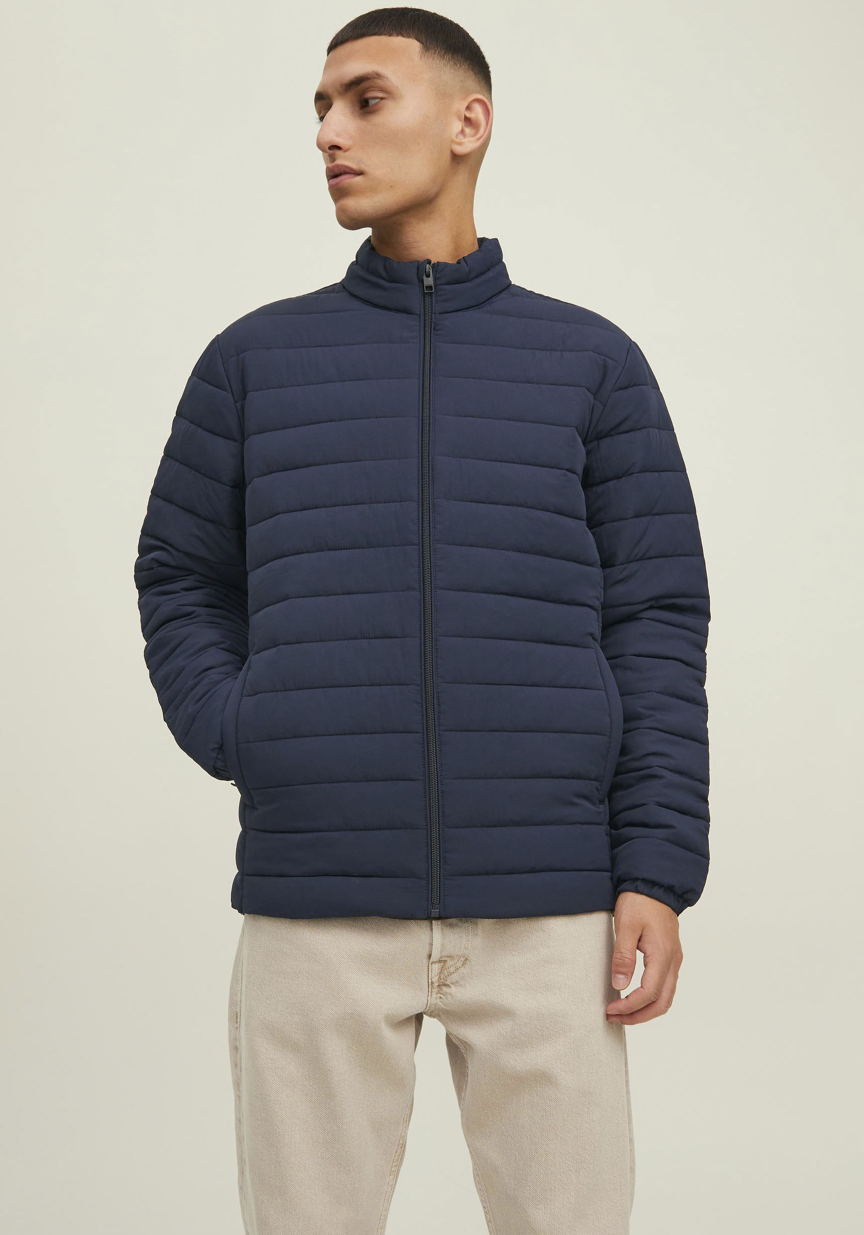 Jack & Jones Steppjacke »RECYCLE PUFFER COLLAR« von jack & jones