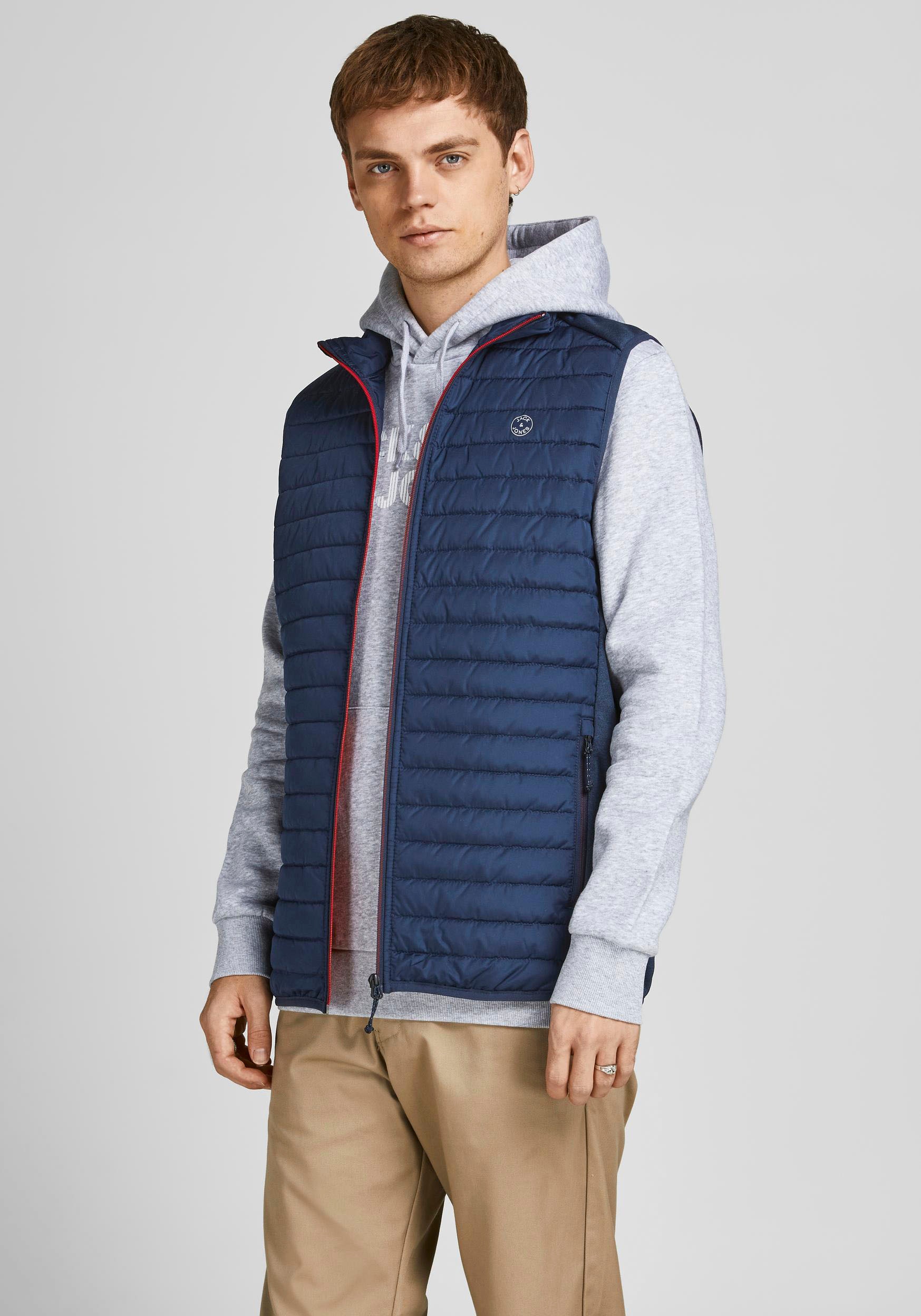 Jack & Jones Steppweste »MULTI BODYWARMER COLLAR« von jack & jones