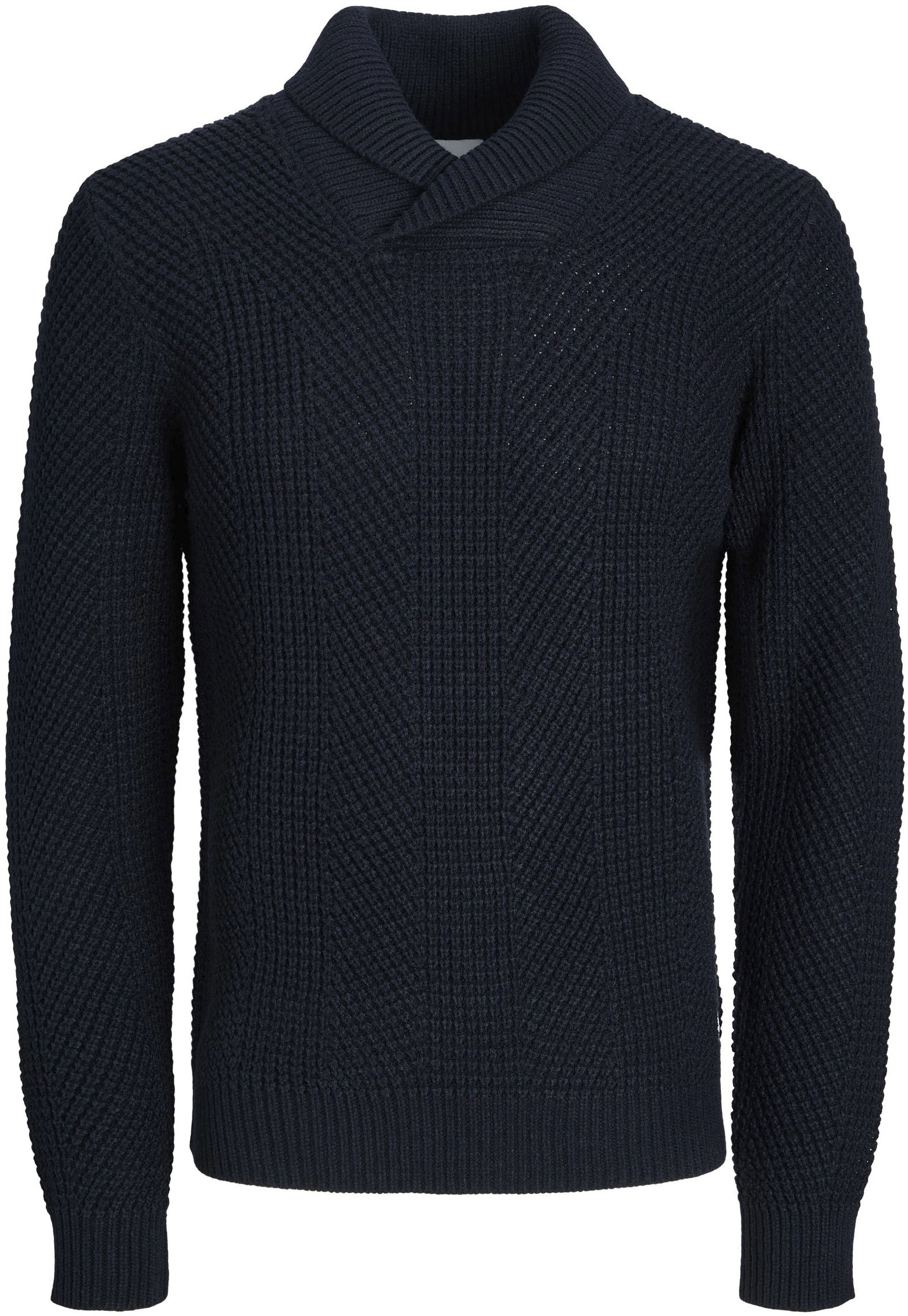 Jack & Jones Strickpullover »JJSTANDFORD KNIT SHAWL NECK«, Grobstrick von jack & jones