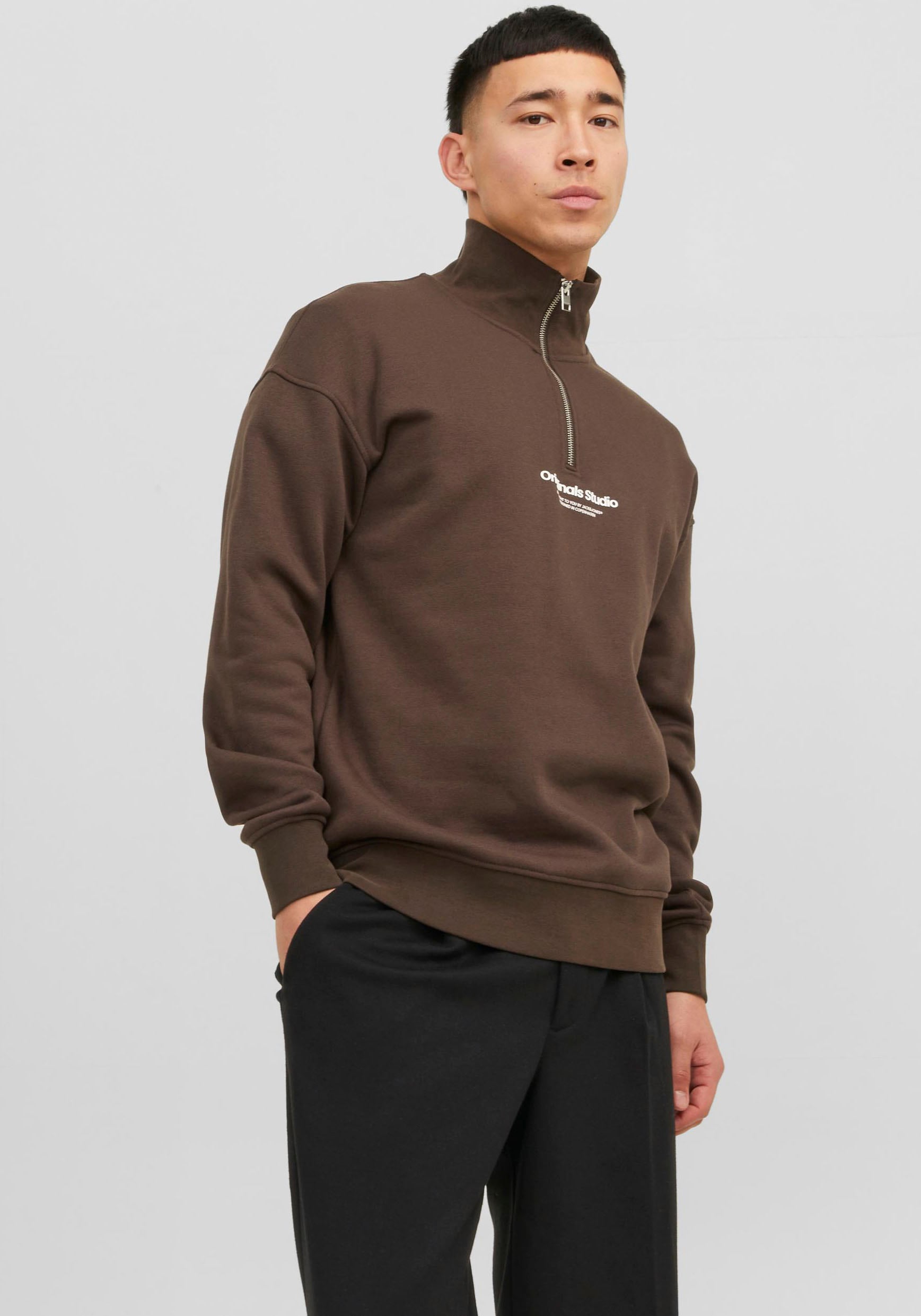 Jack & Jones Sweatshirt »JORVESTERBRO SWEAT QUARTER ZIP HN SN« von jack & jones