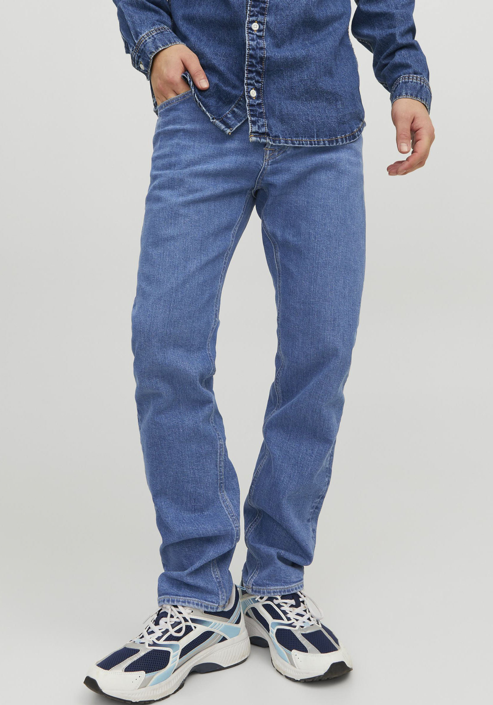 Jack & Jones Tapered-fit-Jeans »JJIMIKE JJORIGINAL AM 385 NOOS« von jack & jones