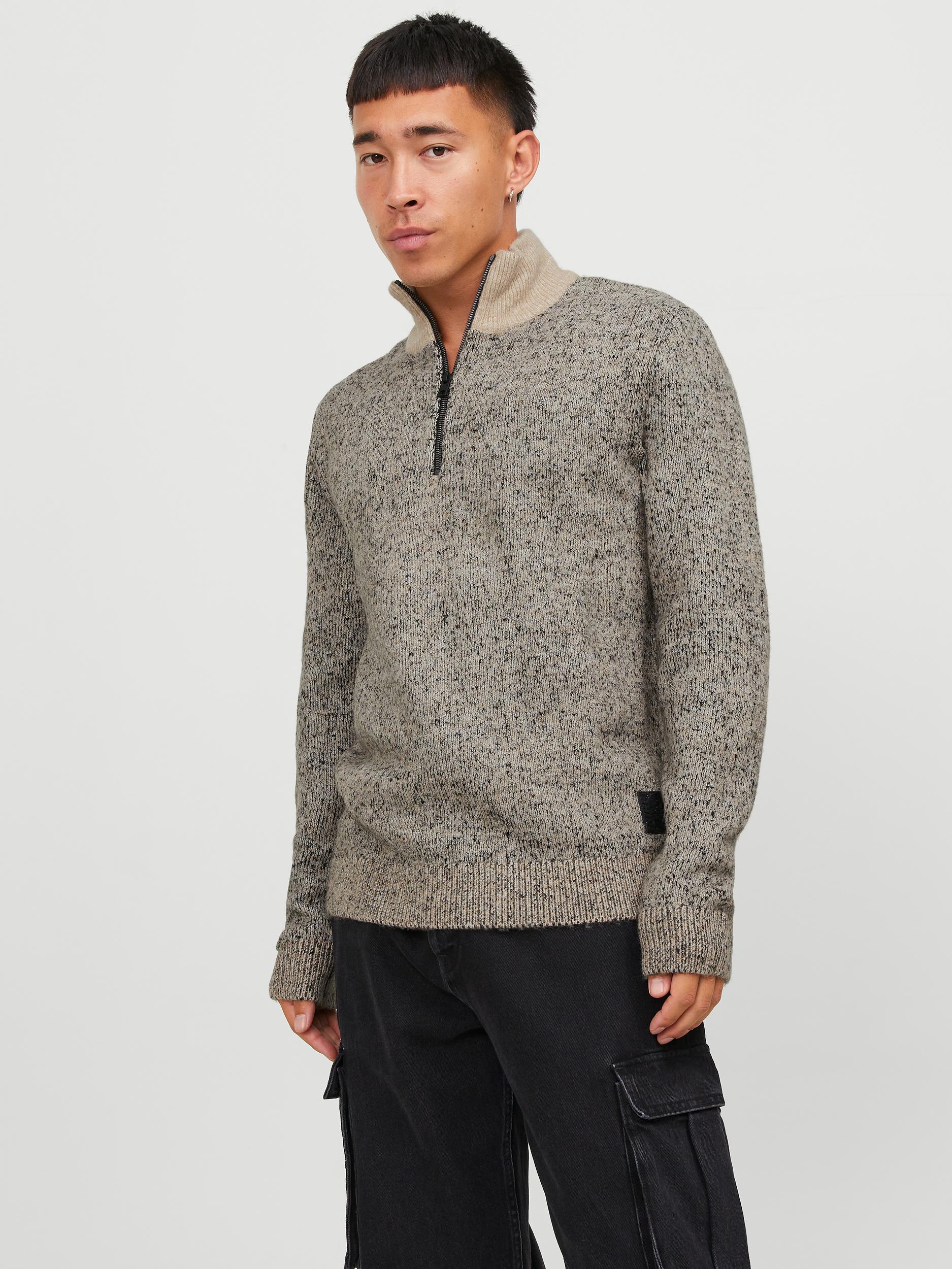 Jack & Jones Troyer »JCOSPACE KNIT HALF ZIP SN« von jack & jones