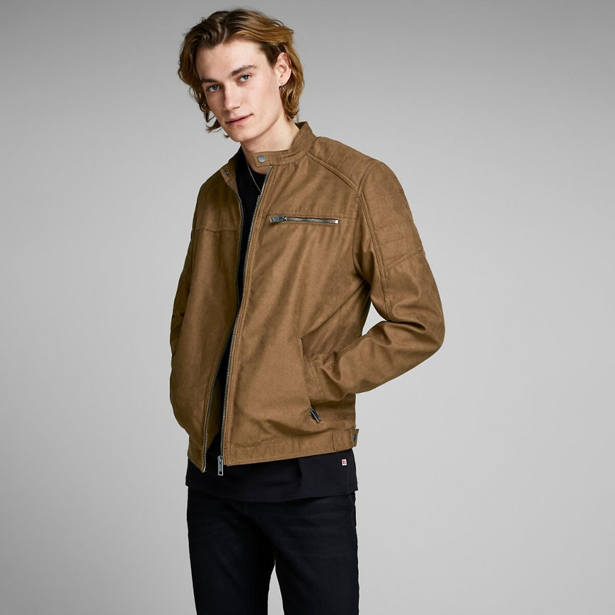 Jacke Jcorocky, Bikerstil von jack & jones