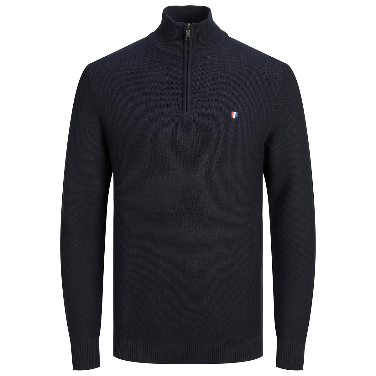 Pullover mit Stehkragen und Reissverschluss von jack & jones