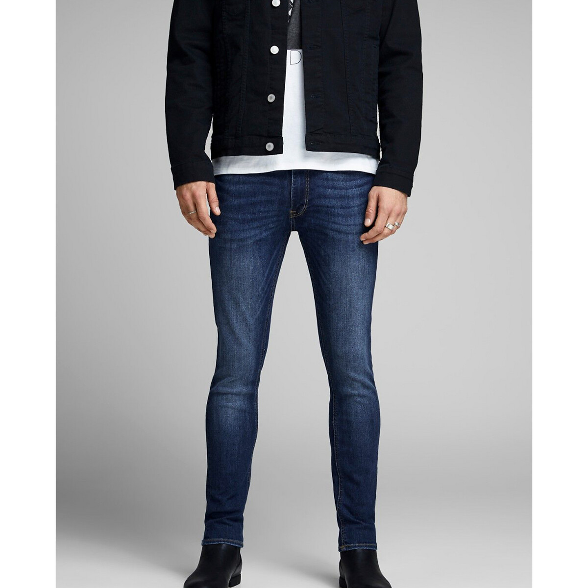 Stretch-Jeans in Skinny-Fit JJILIAM JJORIGINAL von jack & jones