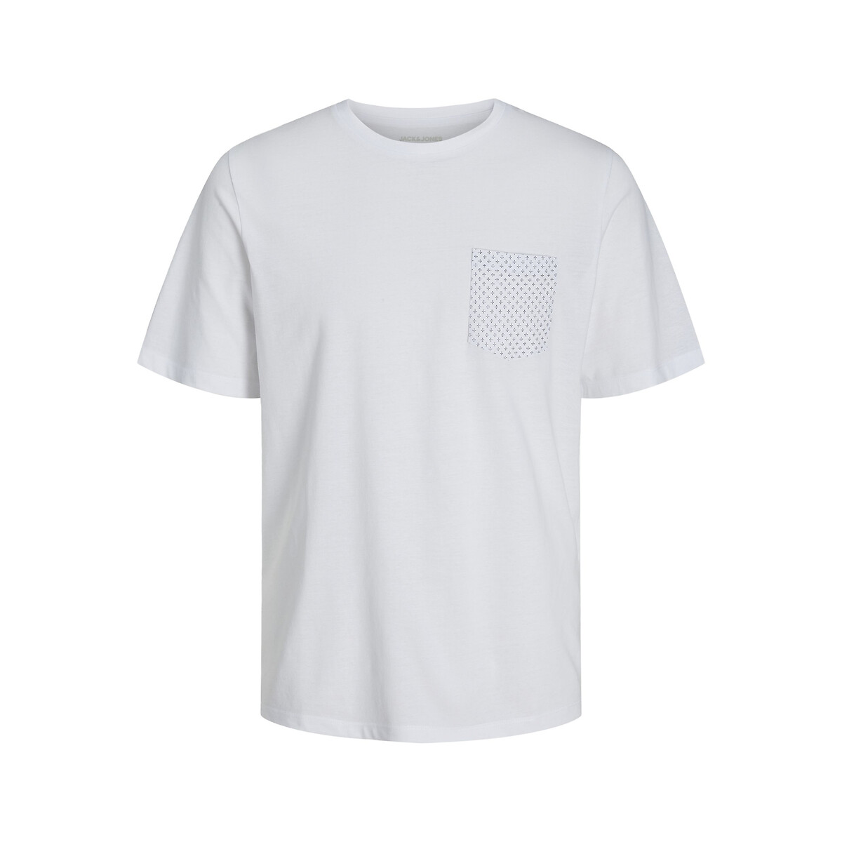 T-Shirt mit Brusttasche und rundem Ausschnitt von jack & jones