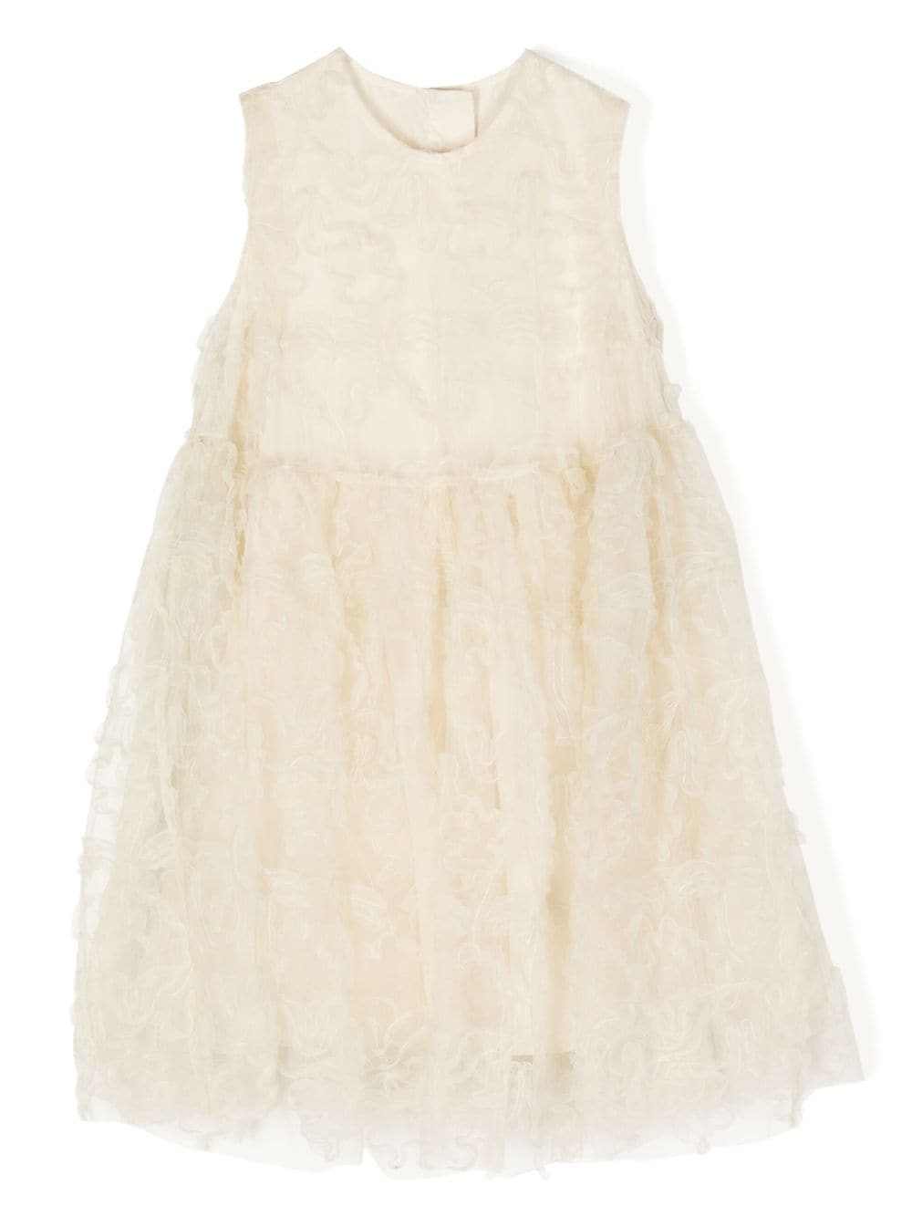 jnby by JNBY embroidered tulle dress - Neutrals von jnby by JNBY