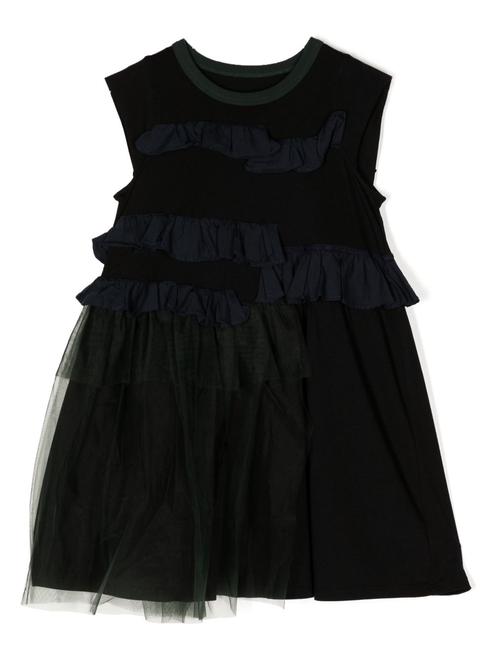 jnby by JNBY ruffle-detailing sleeveless dress - Black von jnby by JNBY