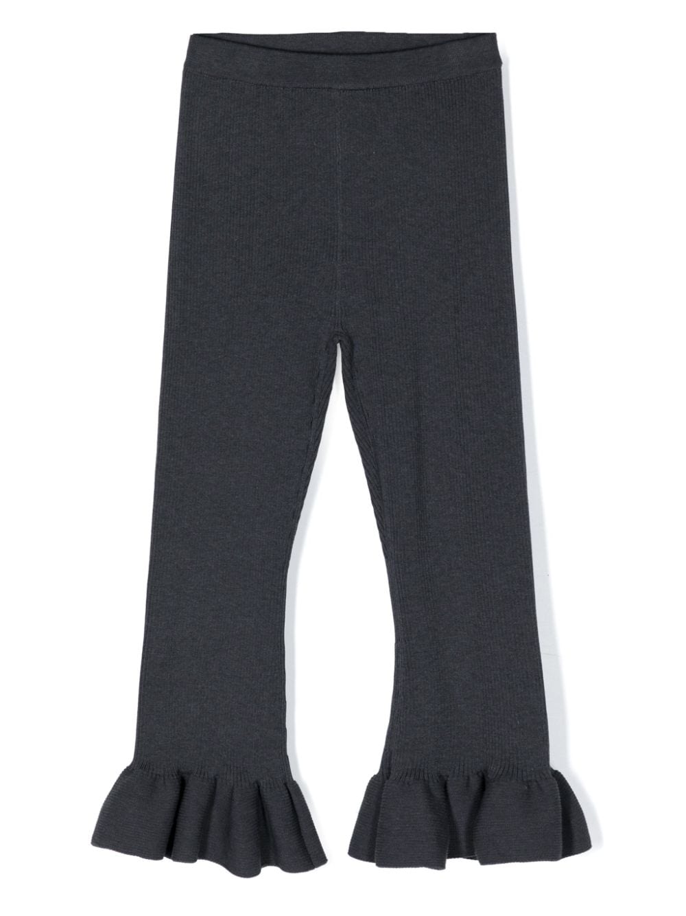 jnby by JNBY ruffled knitted trousers - Grey von jnby by JNBY