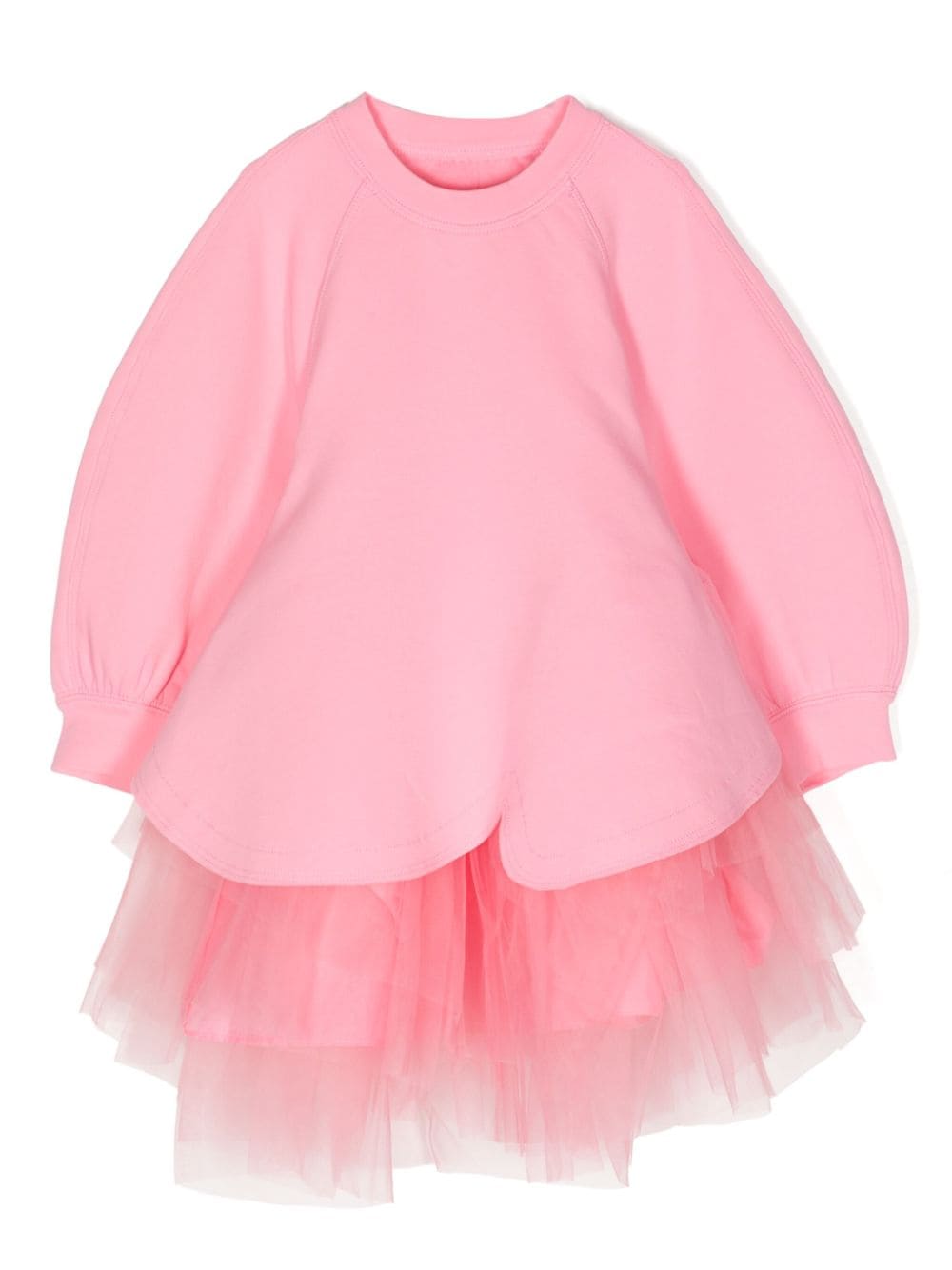 jnby by JNBY tulle-panel sweatshirt dress - Pink von jnby by JNBY