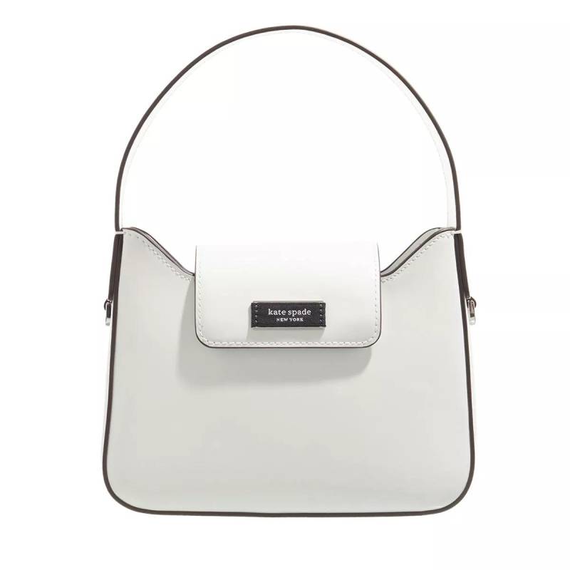 Kate Spade New York Umhängetasche - The Original Bag Icon Spazzolato Mini Hobo Bag - Gr. unisize - in Weiß - für Damen von kate spade new york