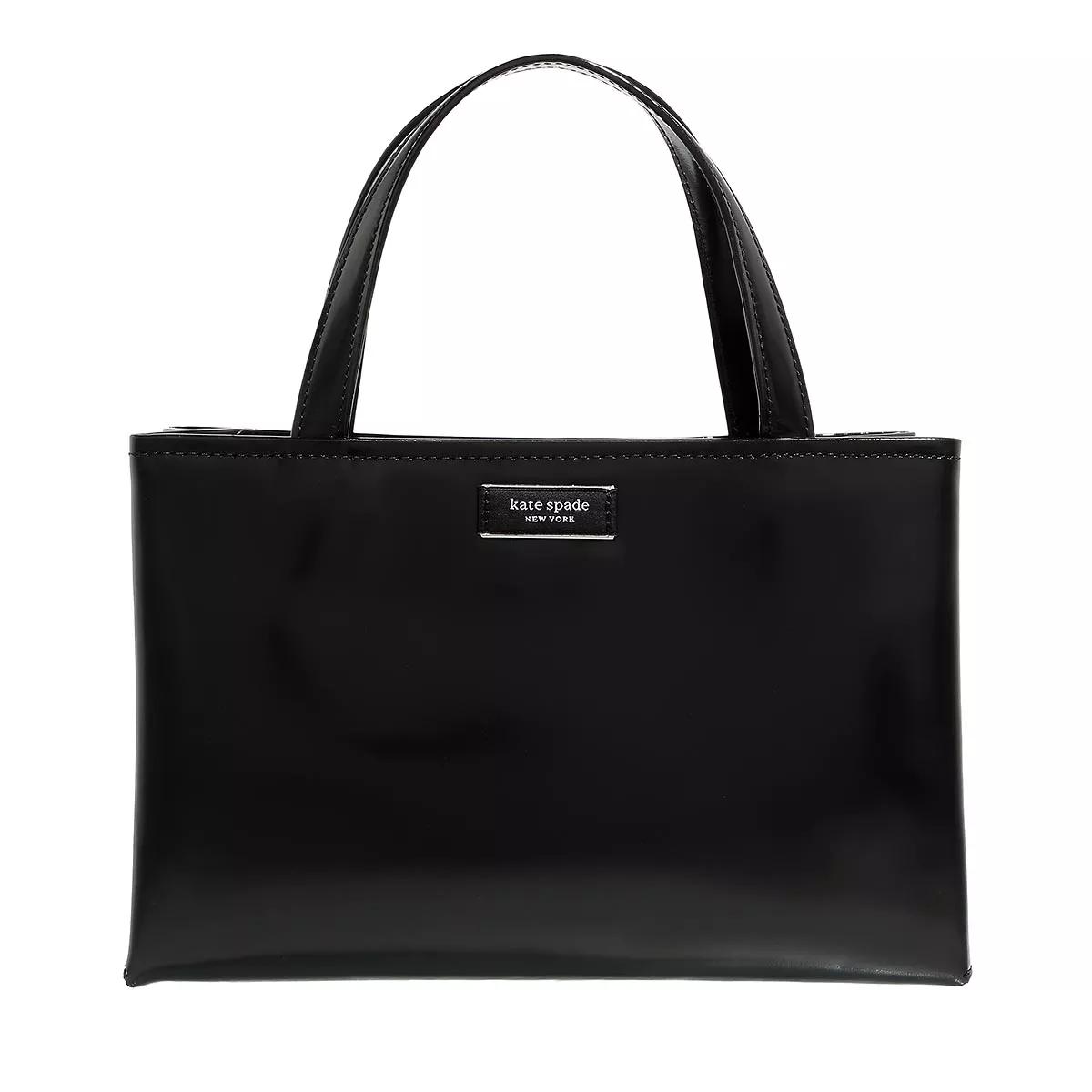 Kate Spade New York Henkeltasche - The Original Bag Icon Spazzolato Small Tote - Gr. unisize - in Schwarz - für Damen von kate spade new york