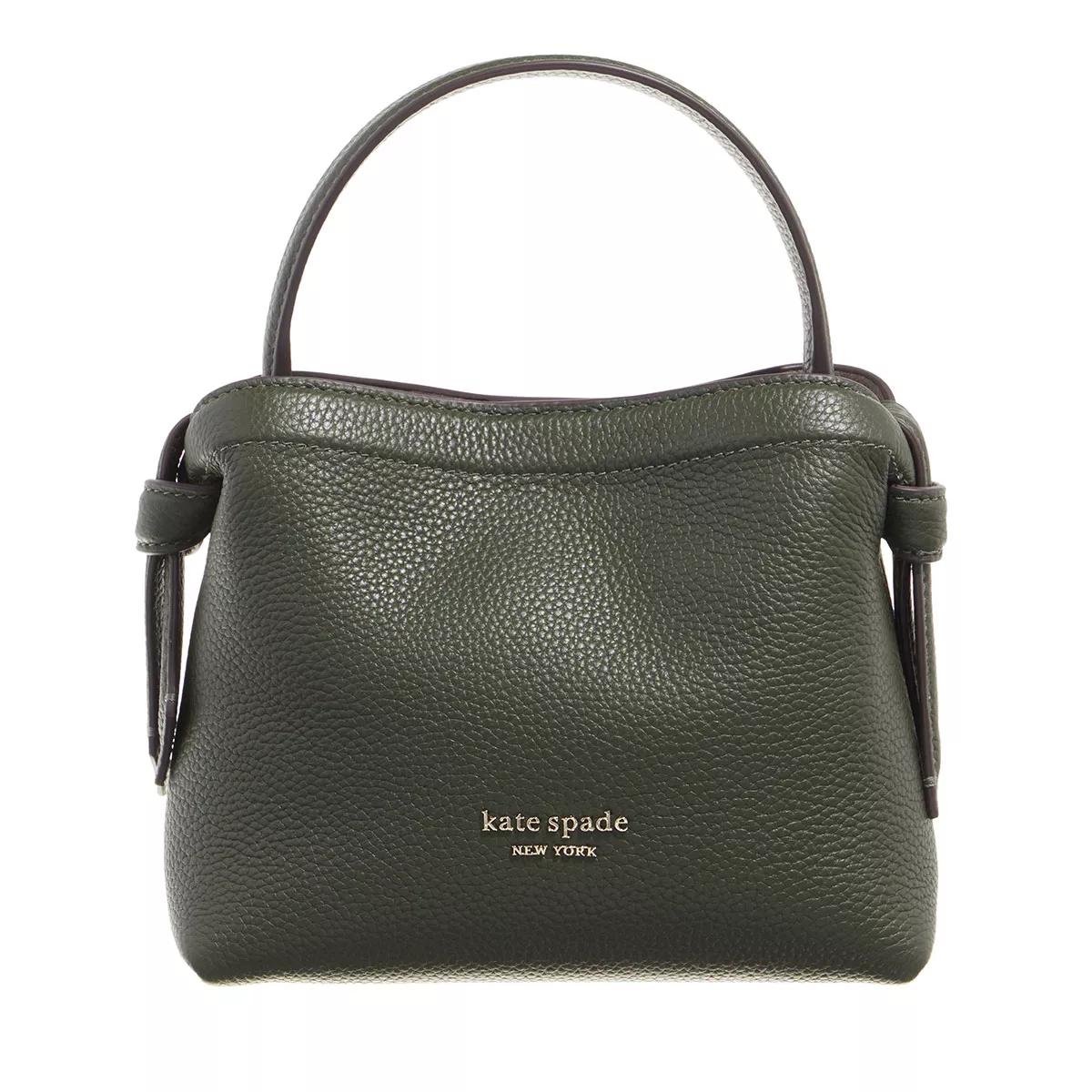 Kate Spade New York Umhängetasche - Knott Pebbled Leather - Gr. unisize - in Grün - für Damen von kate spade new york