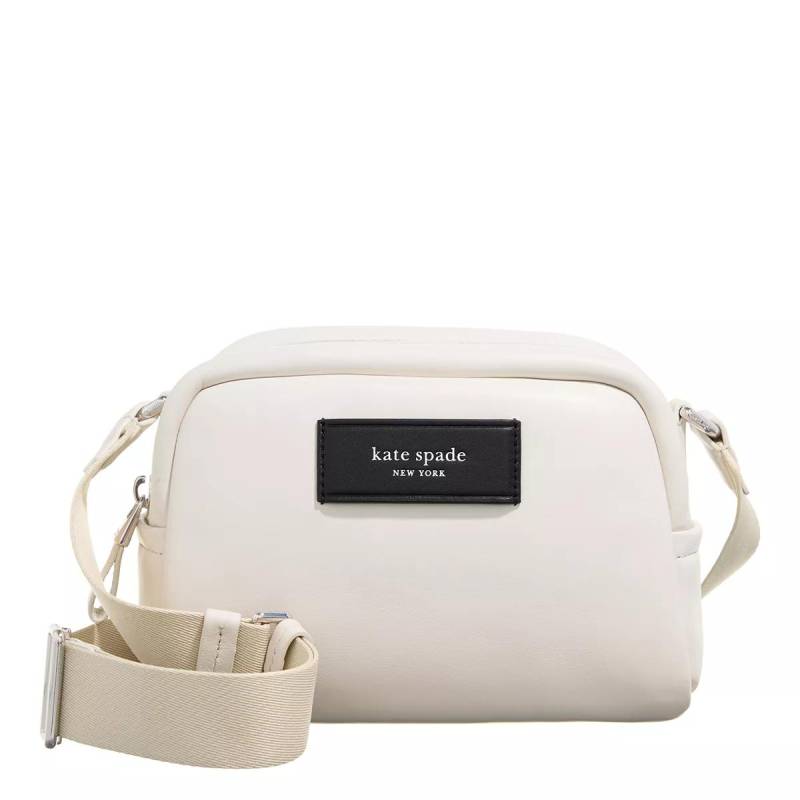 Kate Spade New York Schultertasche - Puffed Smooth Leather Small Crossbody - Gr. unisize - in Weiß - für Damen von kate spade new york