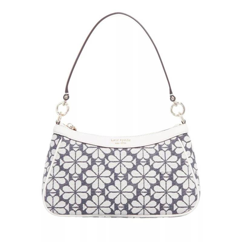 Kate Spade New York Schultertasche - Spade Flower Jacquard Convertible Shoulder Bag - Gr. unisize - in Blau - für Damen von kate spade new york