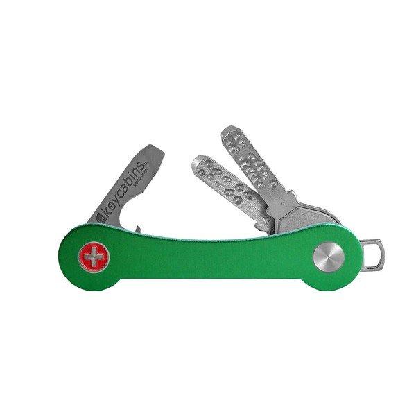 Schlüsselorganizer Aluminium S1 Green Herren Mint von keycabins
